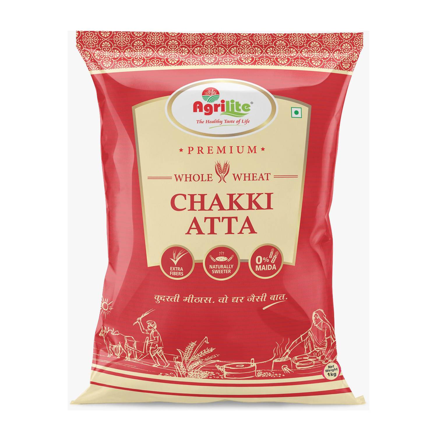 Agrilite Whole Wheat Chakki Atta