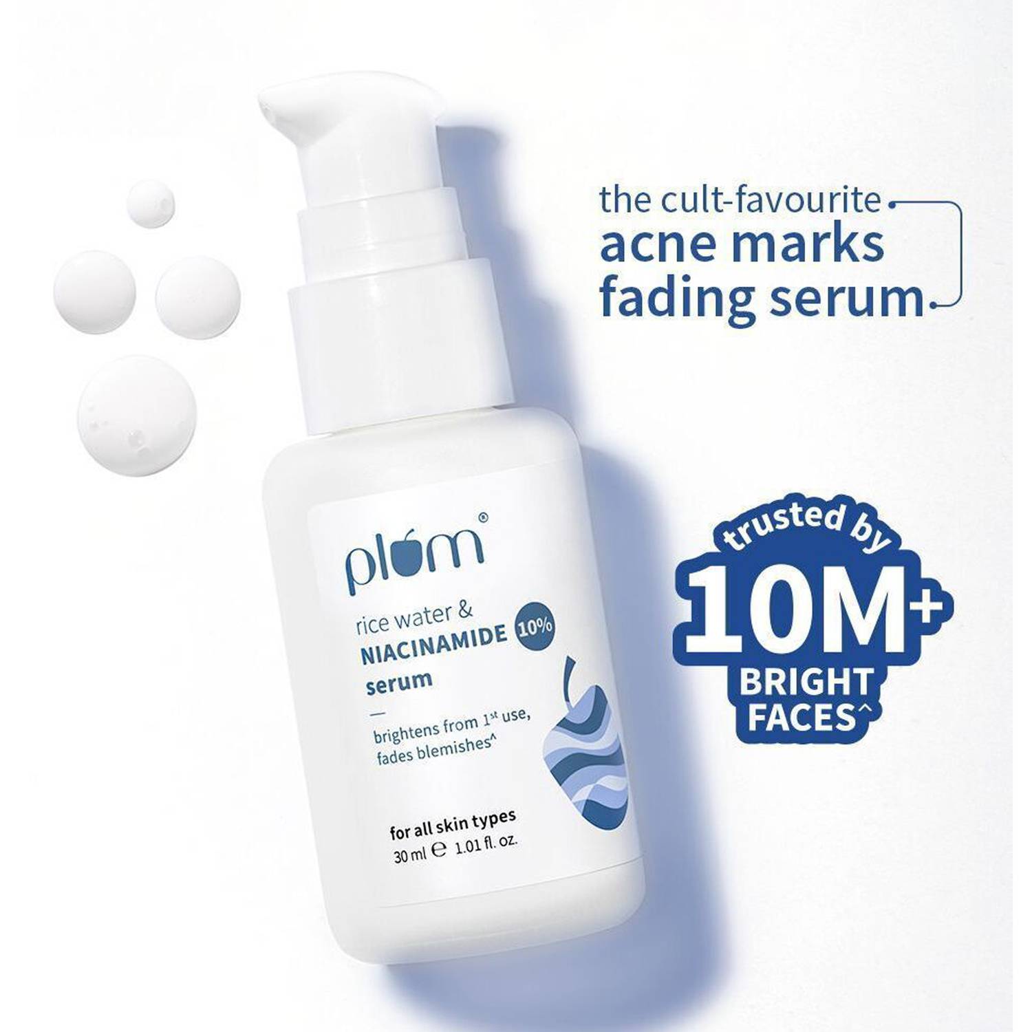 Plum 10% Niacinamide Brightening Face Serum 30ml - Image 1