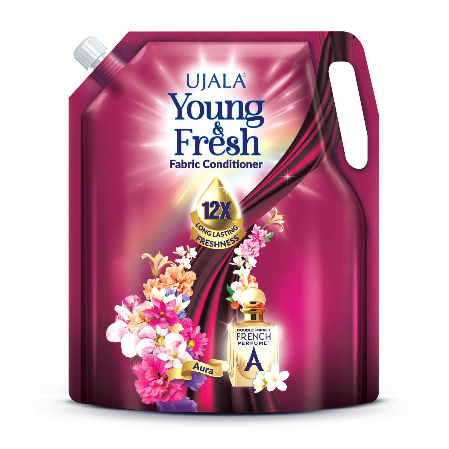 Ujala Young and Fresh | Aura Fabric Conditioner | French Perfume (2 L) deal from flipkart Ujala Young and Fresh | Aura Fabric Conditioner | French Perfume (2 L) deal from flipkart