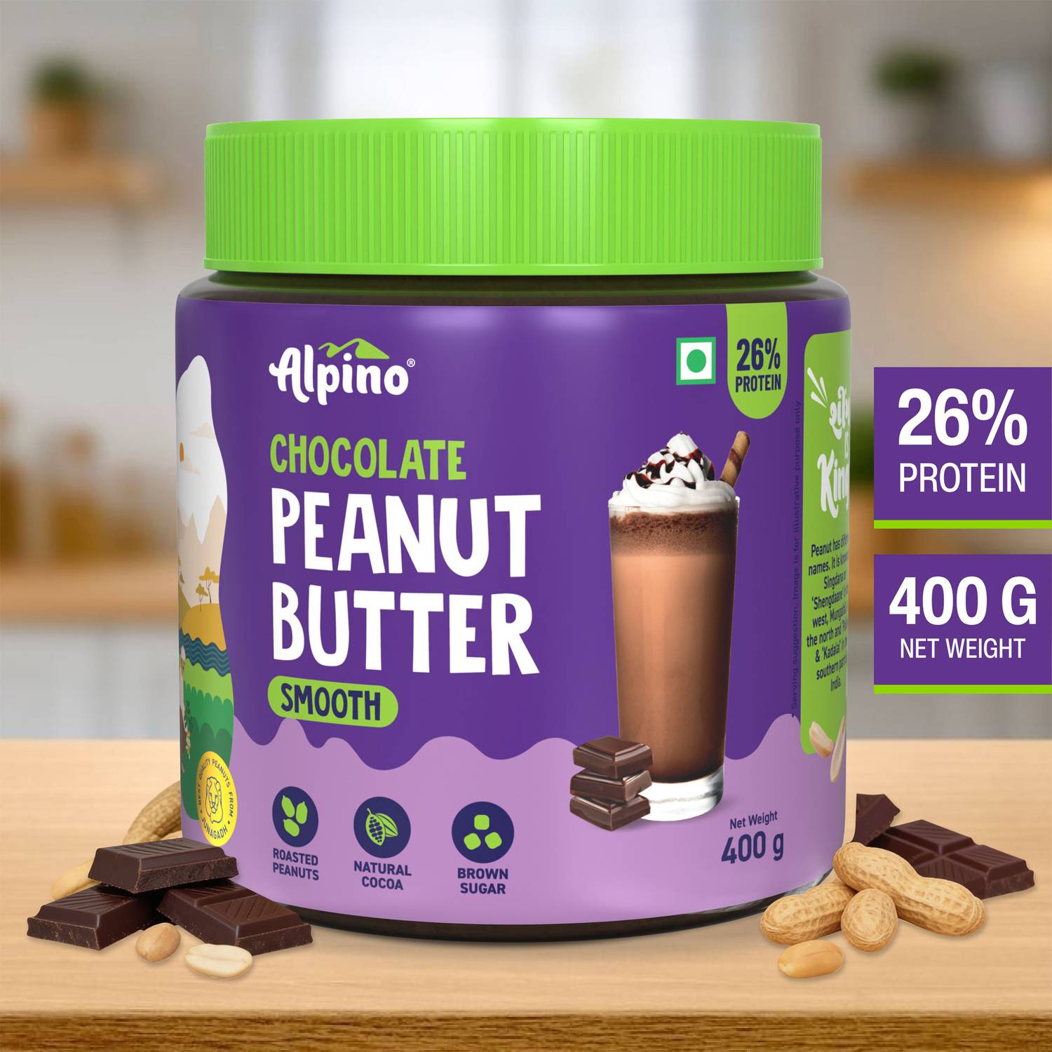 ALPINO Chocolate Peanut Butter Smooth