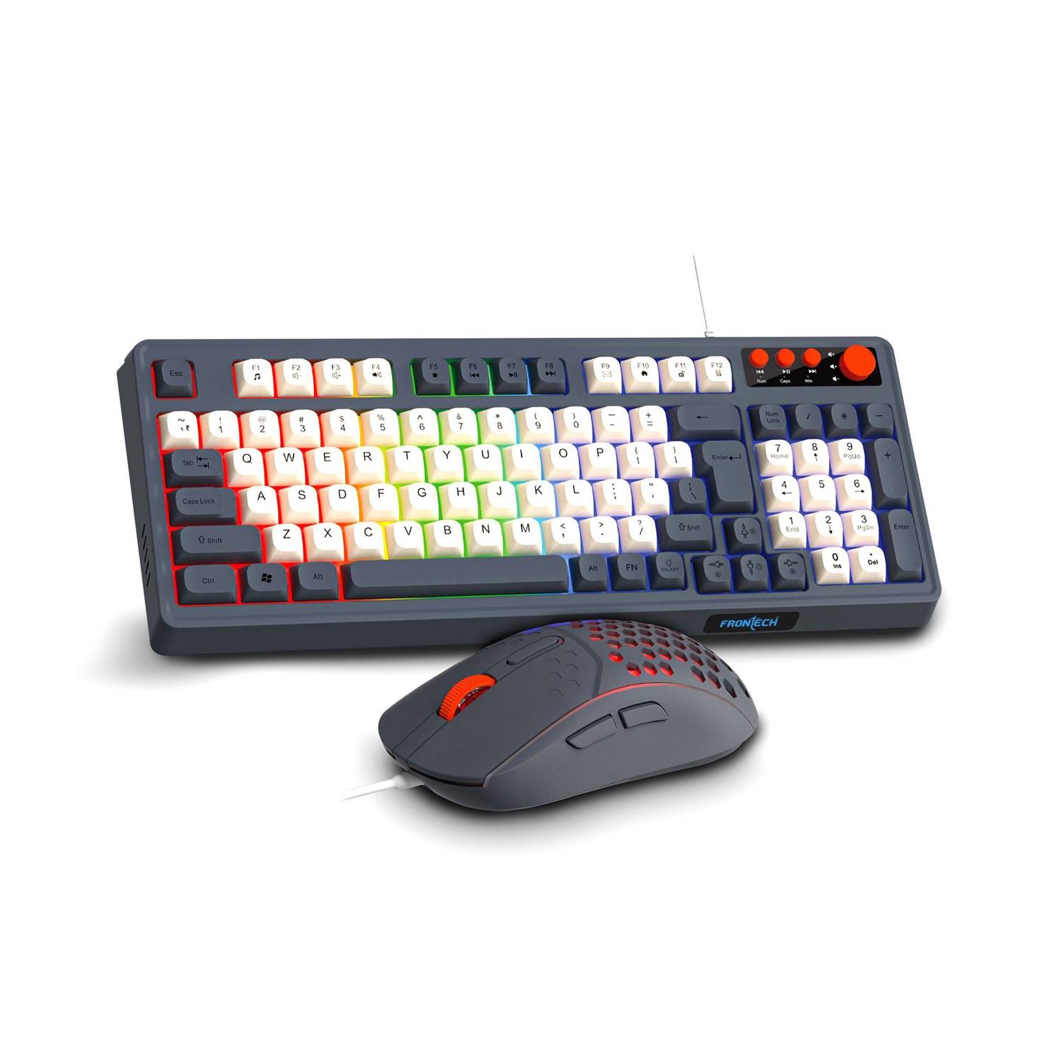 Frontech Aero Blade Wired Gaming Keyboard and Mouse - Image 1