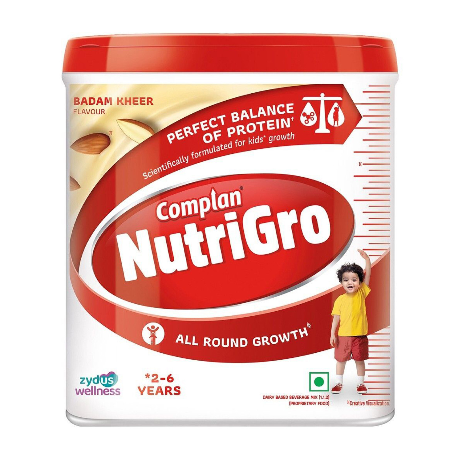 Image of COMPLAN NutriGro Nutritional Drink powder for 2 to 6 Years, Badam Kheer Flavour Jar