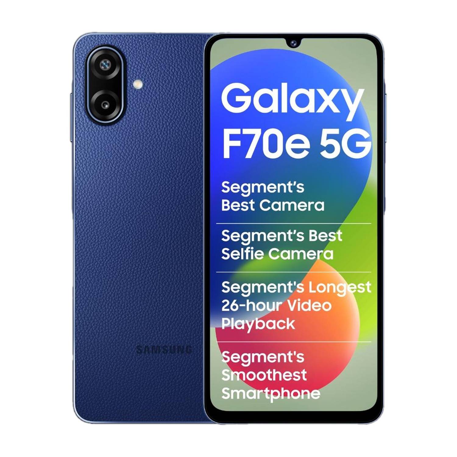Samsung Galaxy F70e 5G 128GB Blue - Image 1