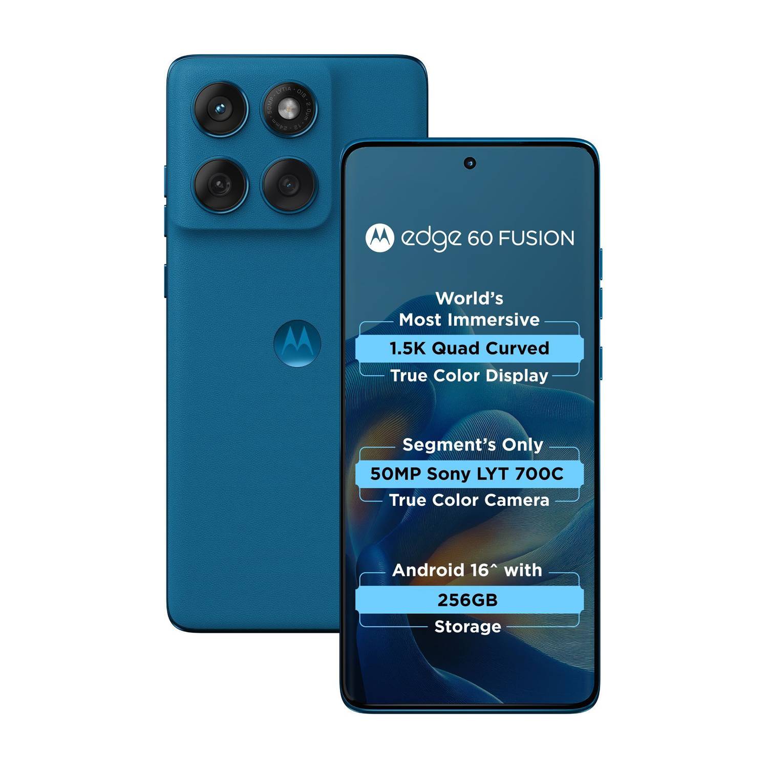 MOTOROLA Edge 60 Fusion 5G 256GB Blue - Image 1