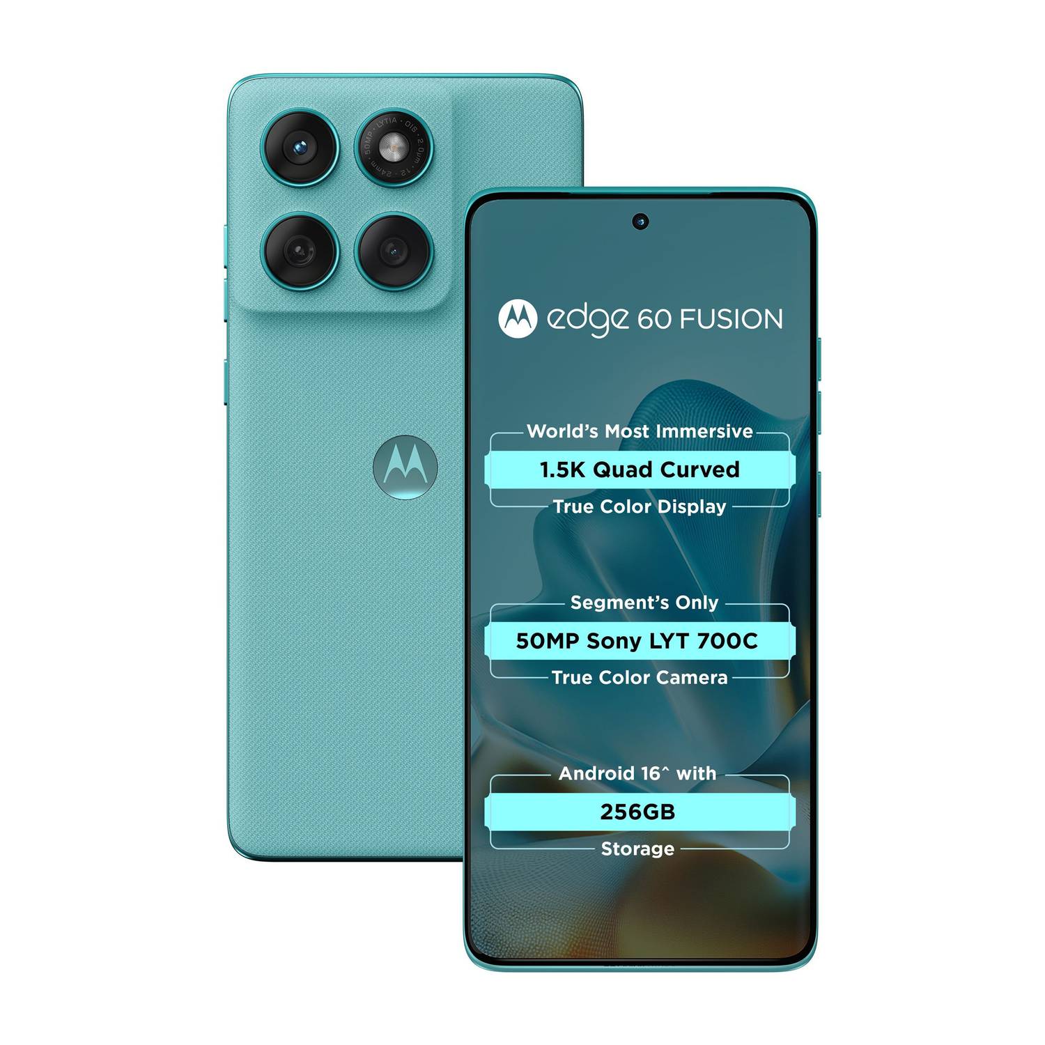 Motorola Edge 60 Fusion 5G 256GB Amazonite - Image 1