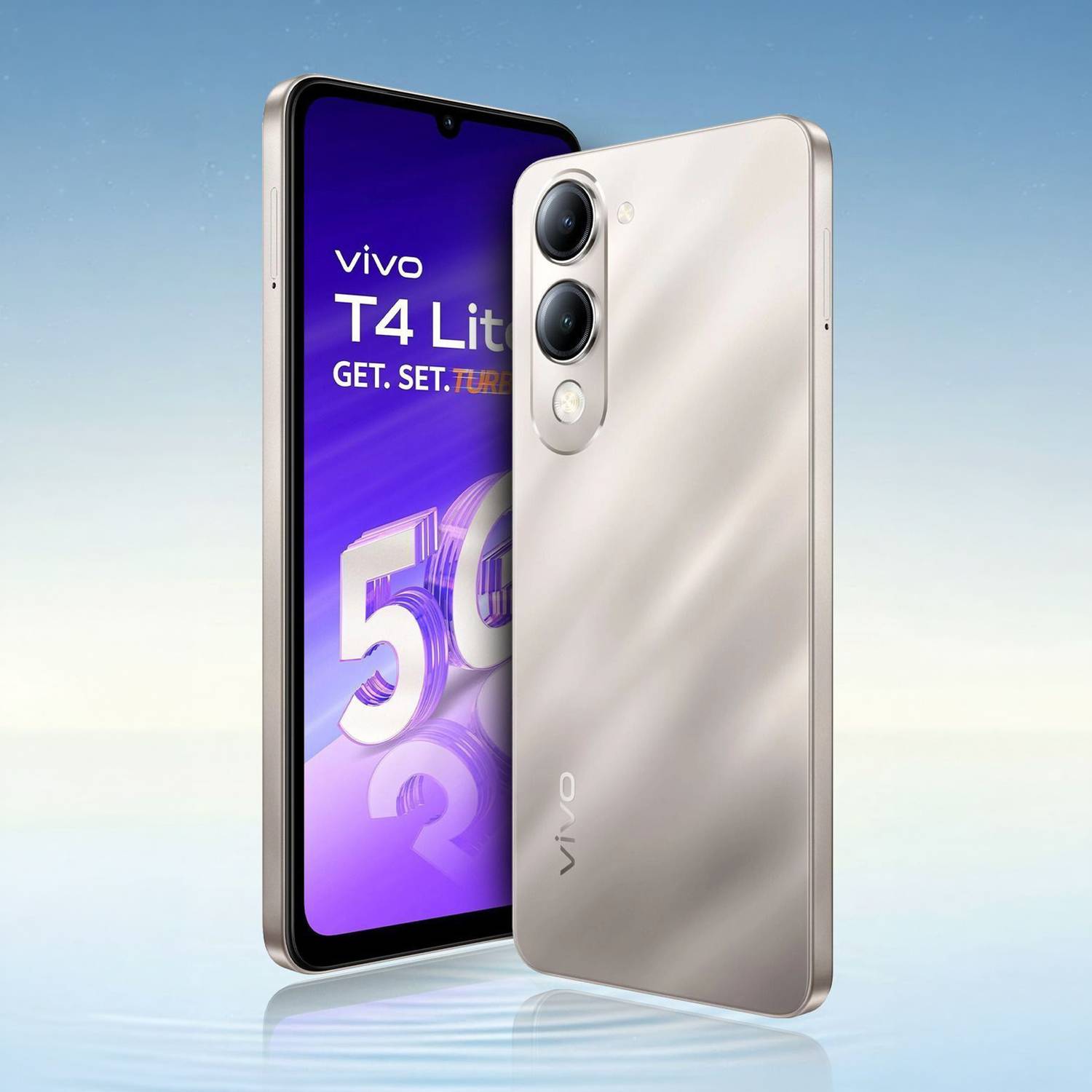 Vivo T4 Lite 5G 4GB 64GB Titanium Gold - Image 1