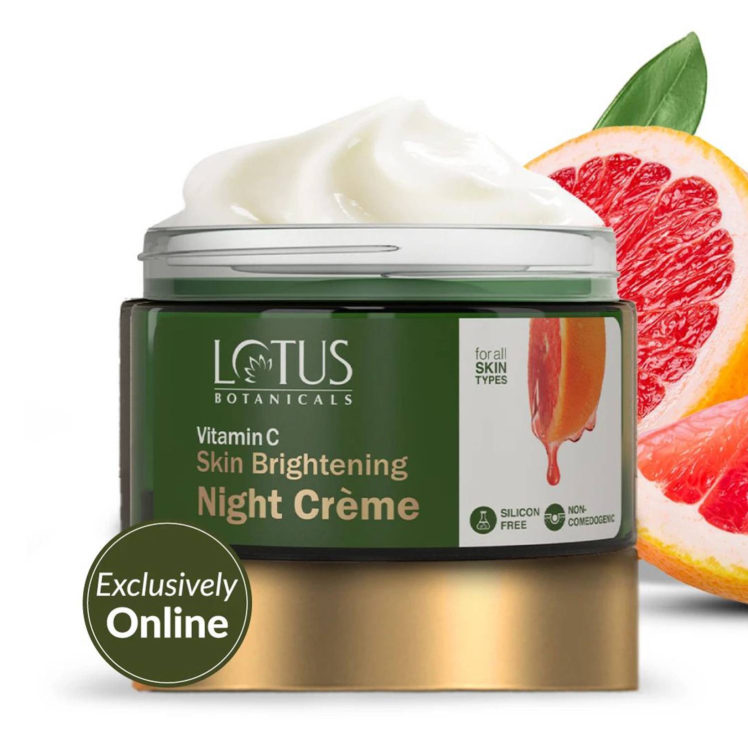Lotus Botanicals Vitamin C Skin Brightening Night Creme 50g - Image 1