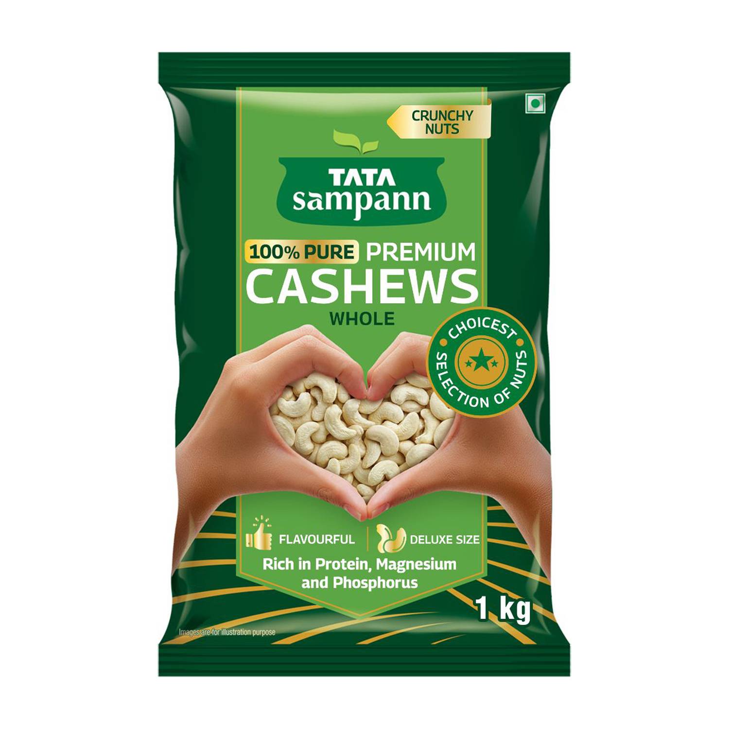 Tata Sampann Premium Whole Cashews