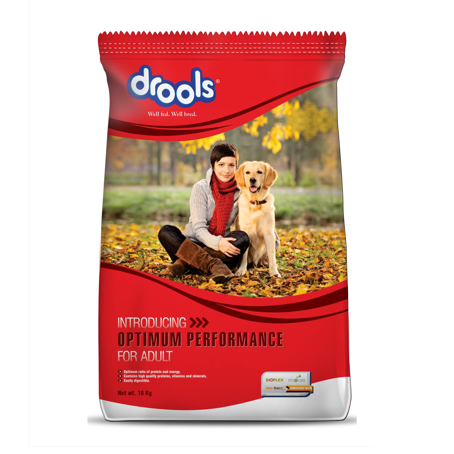 Drools Performance Chicken 10 kg Dry Adult Dog Food
