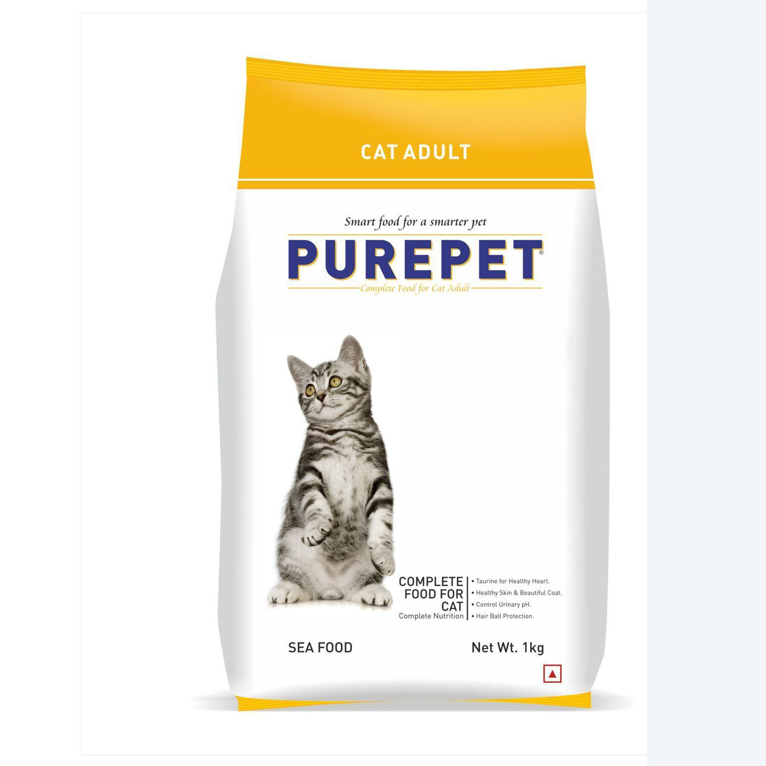 Image of Purepet Adult Cat Food Sea Food Sea Food 1 kg Dry Adult Cat Food