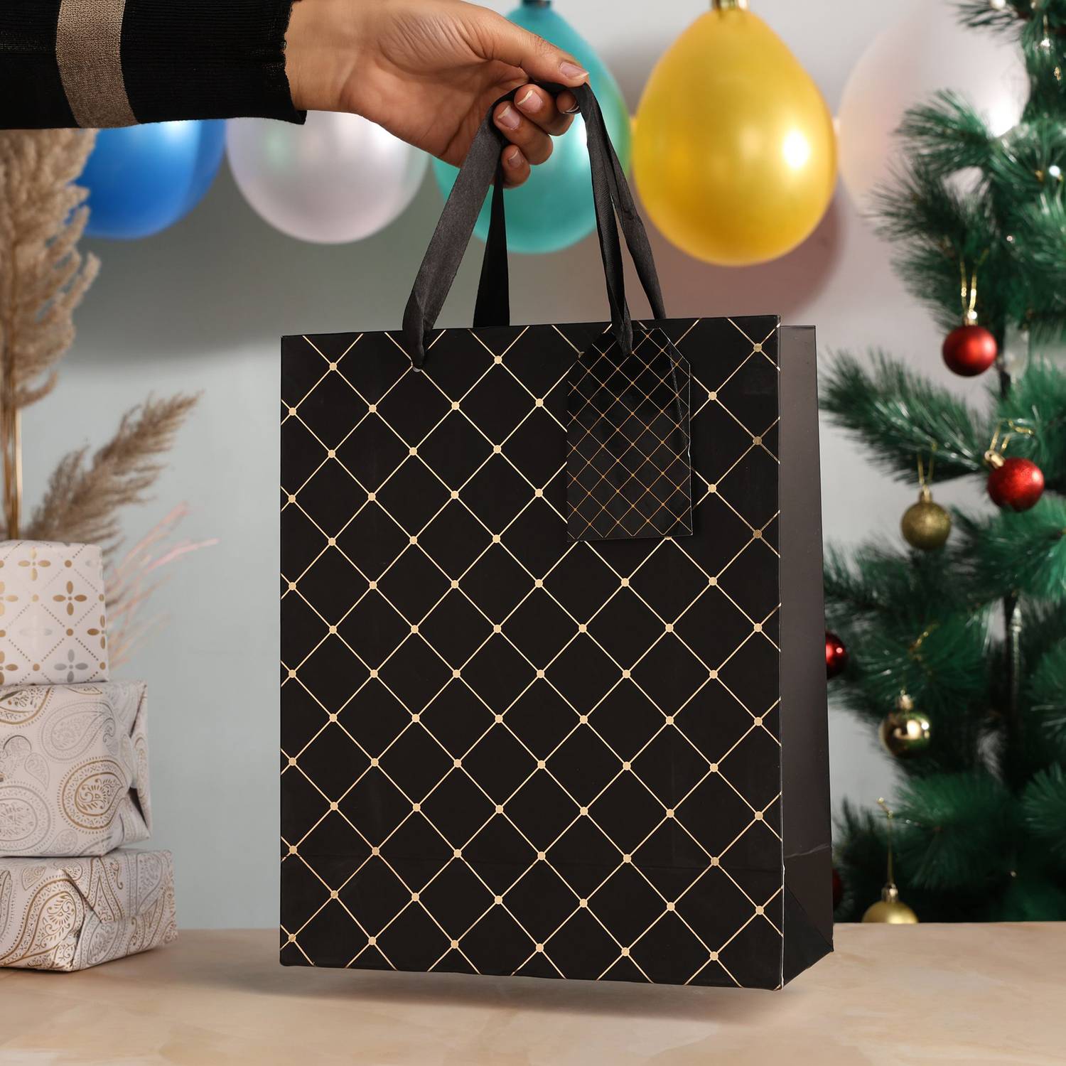 Vartanu Printed Party Bag (Multicolor, Pack of 2) deal from flipkart
