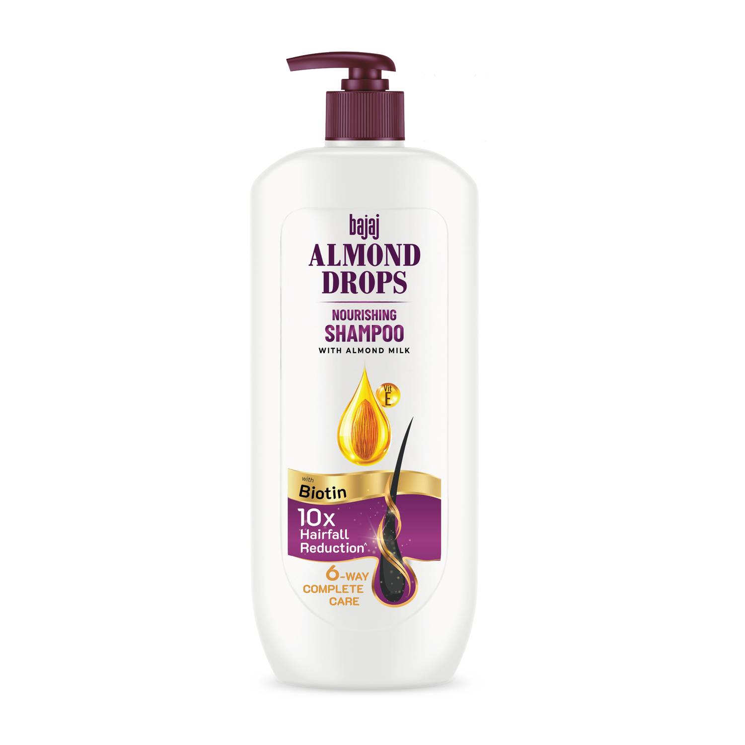 BAJAJ Almond Drops Nourishing Shampoo 340ml - Image 1