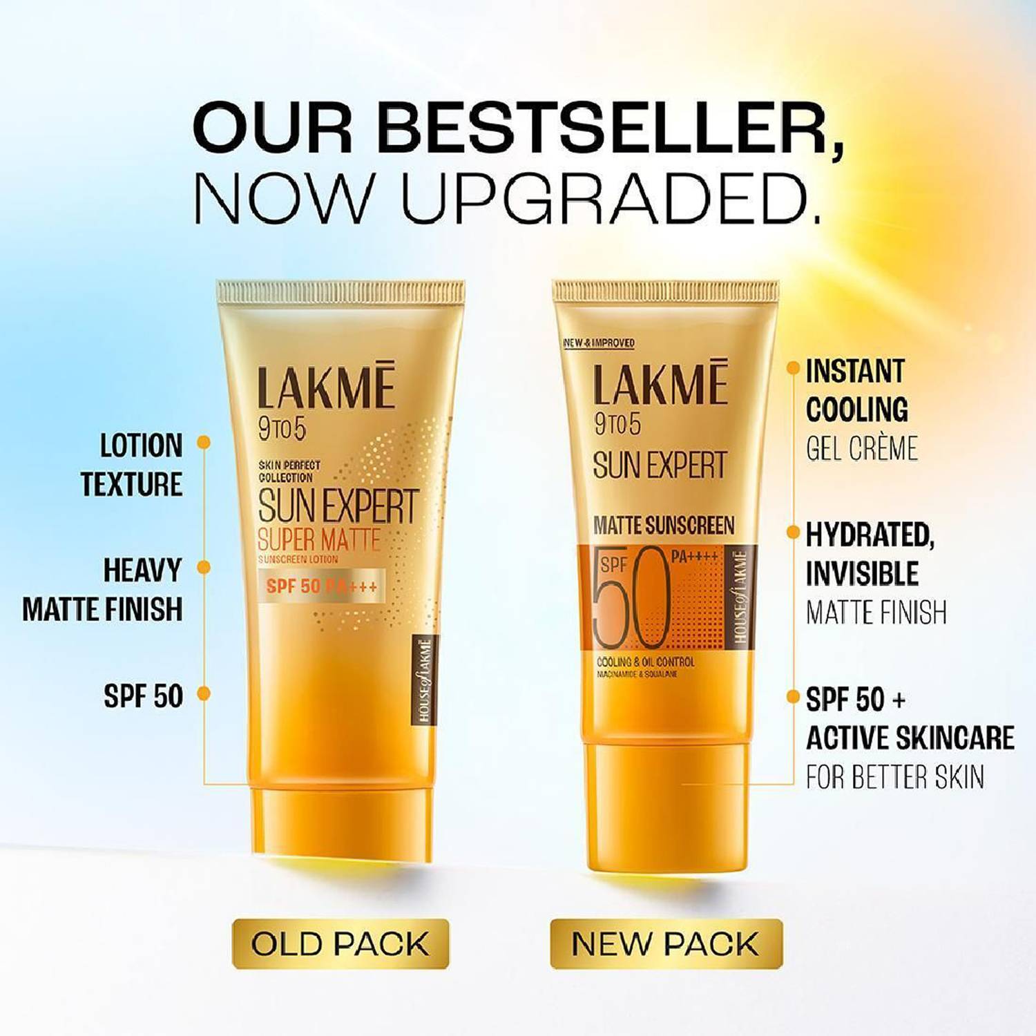 Lakmé Sunscreen SPF 50 PA+++ Super Matte - Image 1
