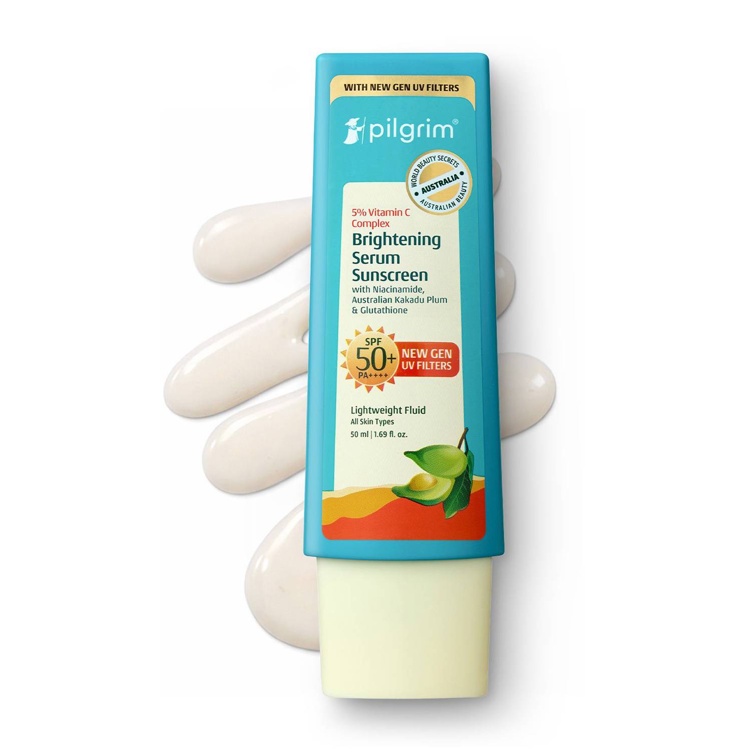 Pilgrim Sunscreen SPF 50+ PA++++ 50ml - Image 1