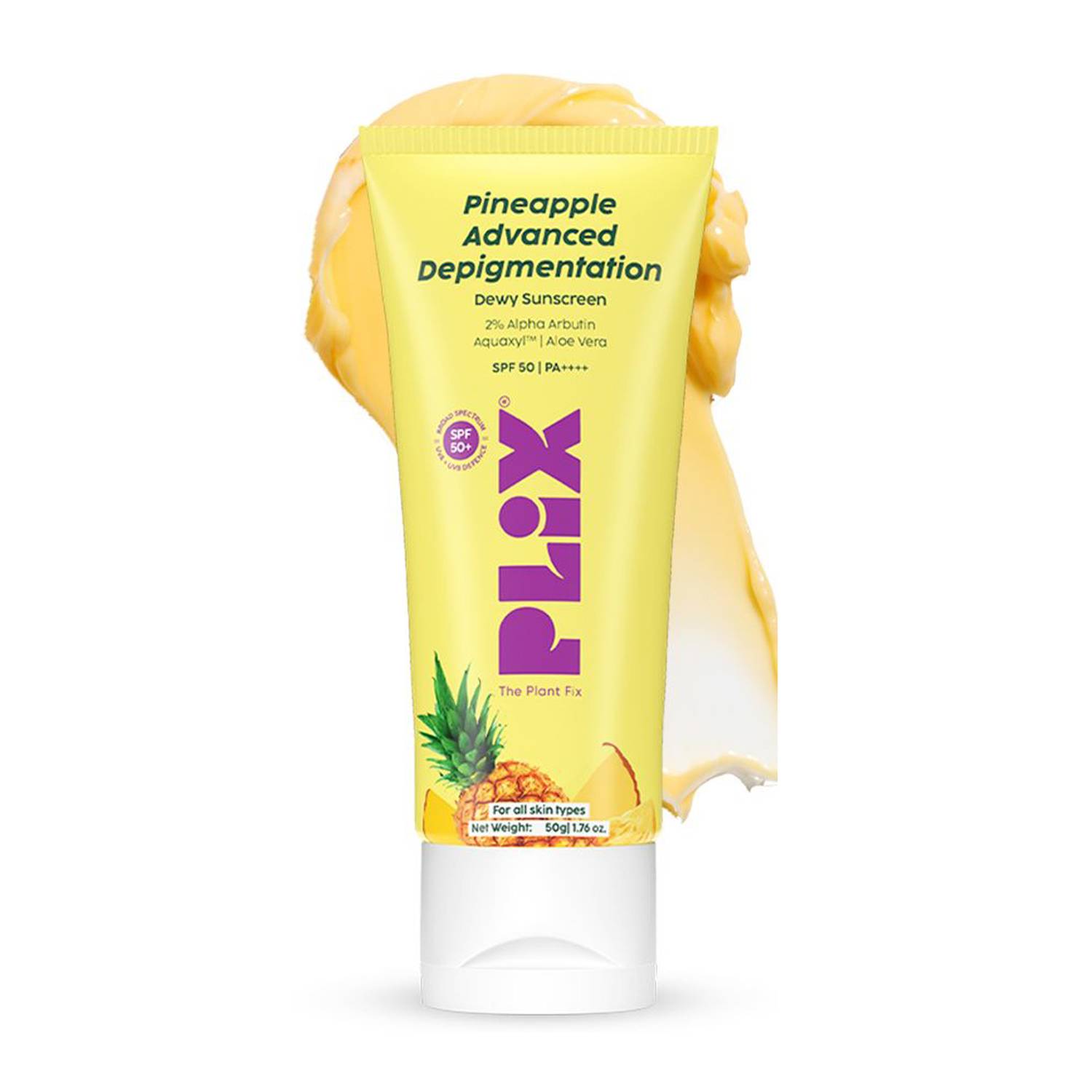 The Plant Fix Plix Sunscreen SPF 50 PA++++ 50g - Image 1