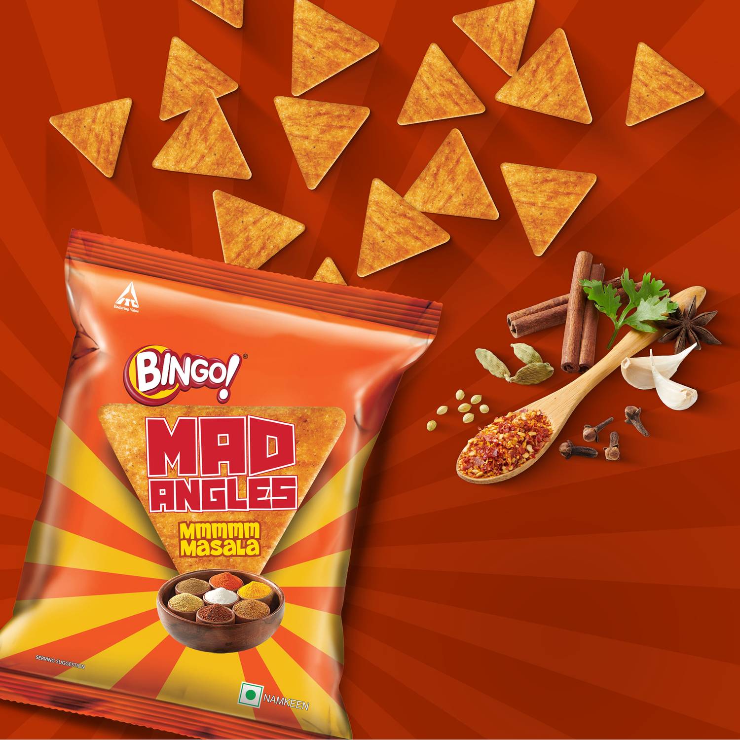 Bingo Mad Angles Masala Chips