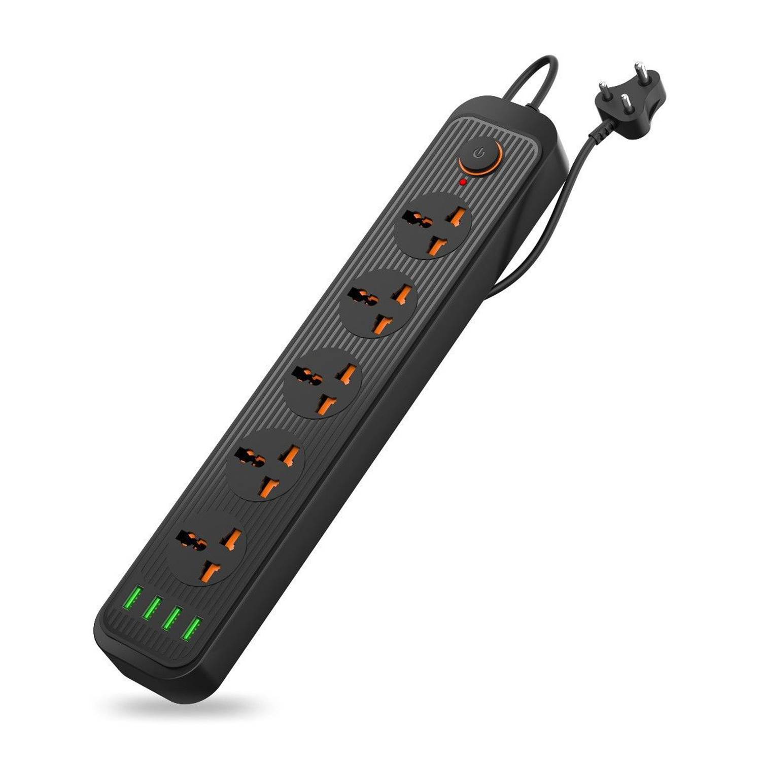 Portronics Power Plate 6 2500W with 4 Port + 5 Socket Extension Boards