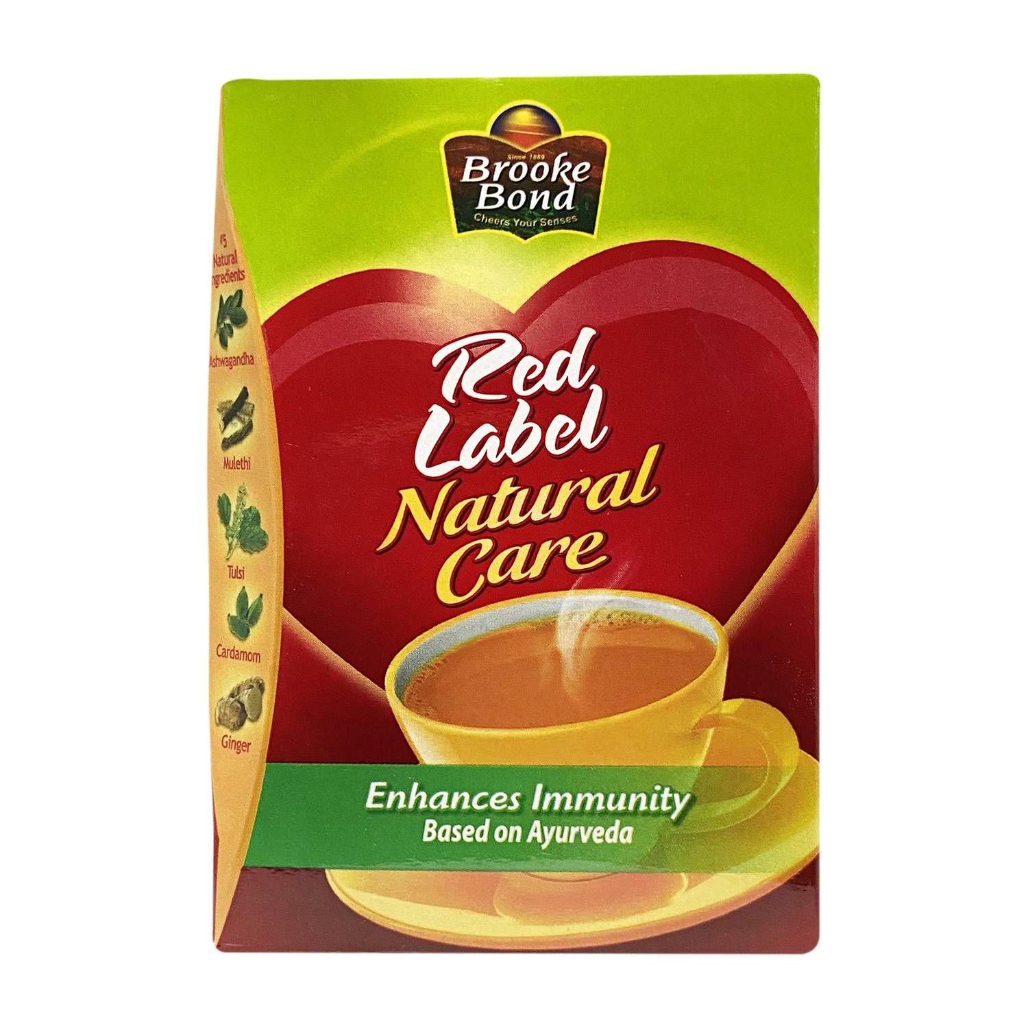 Red Label Natural Care Cardamom, Ginger, Liquorice, Tulsi Tea Box