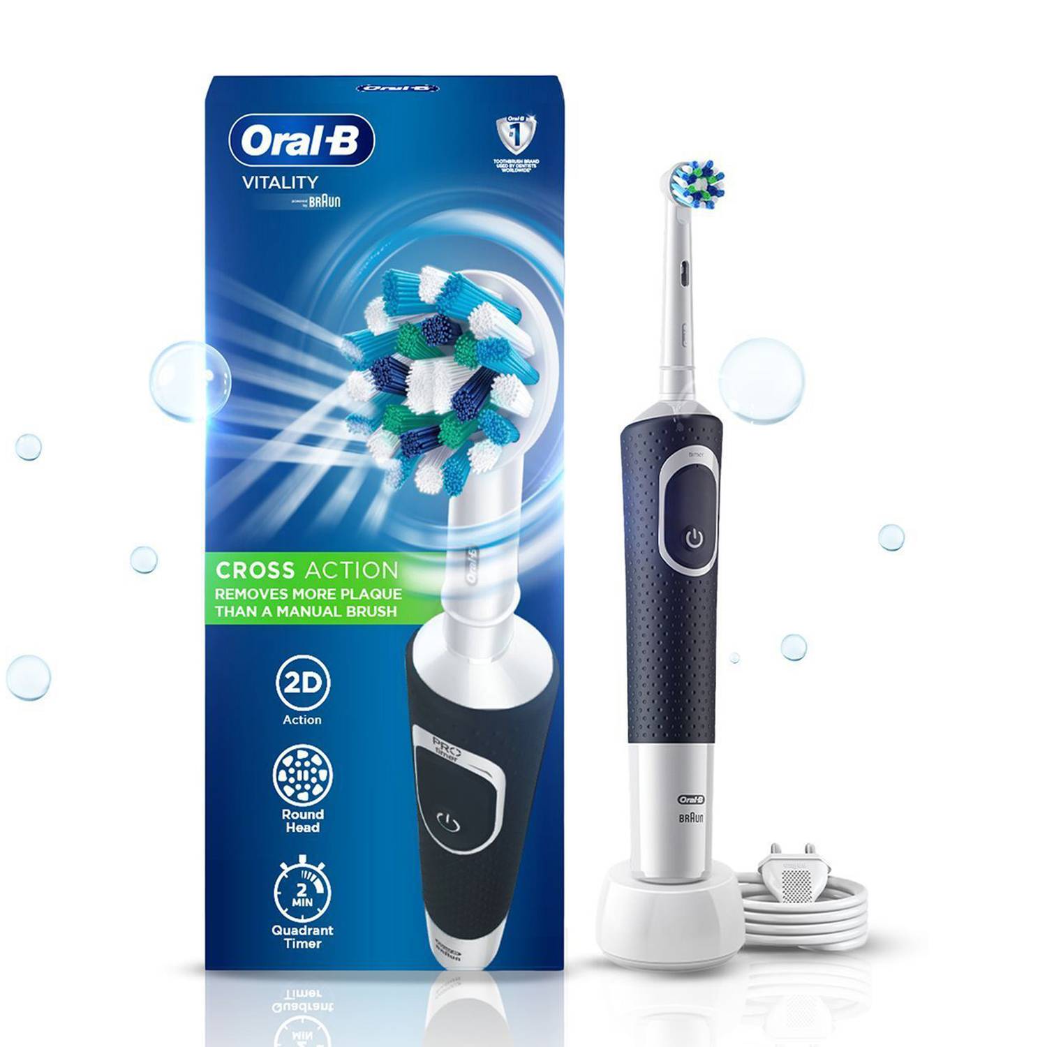 Oral-B Vitality Black, 2 Brushing Modes, 2 Min Timer,Rechargeable...more deal from flipkart