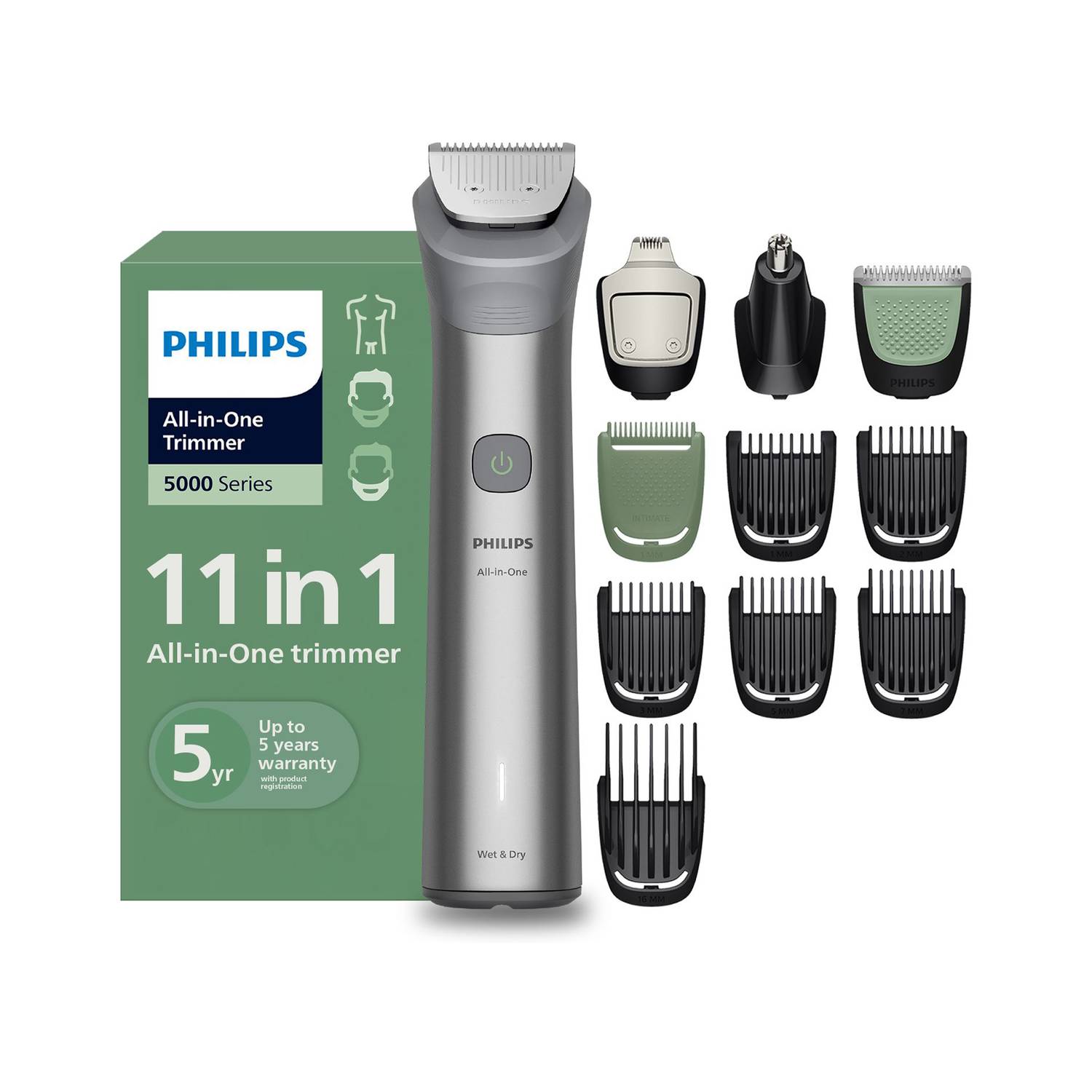 Philips MG5932/15 Waterproof Trimmer 120 min Runtime - Image 1