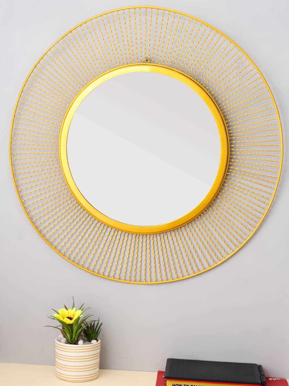Metalmastery Metal Mastery Spiral Sunburst Wire Reflections Decor
