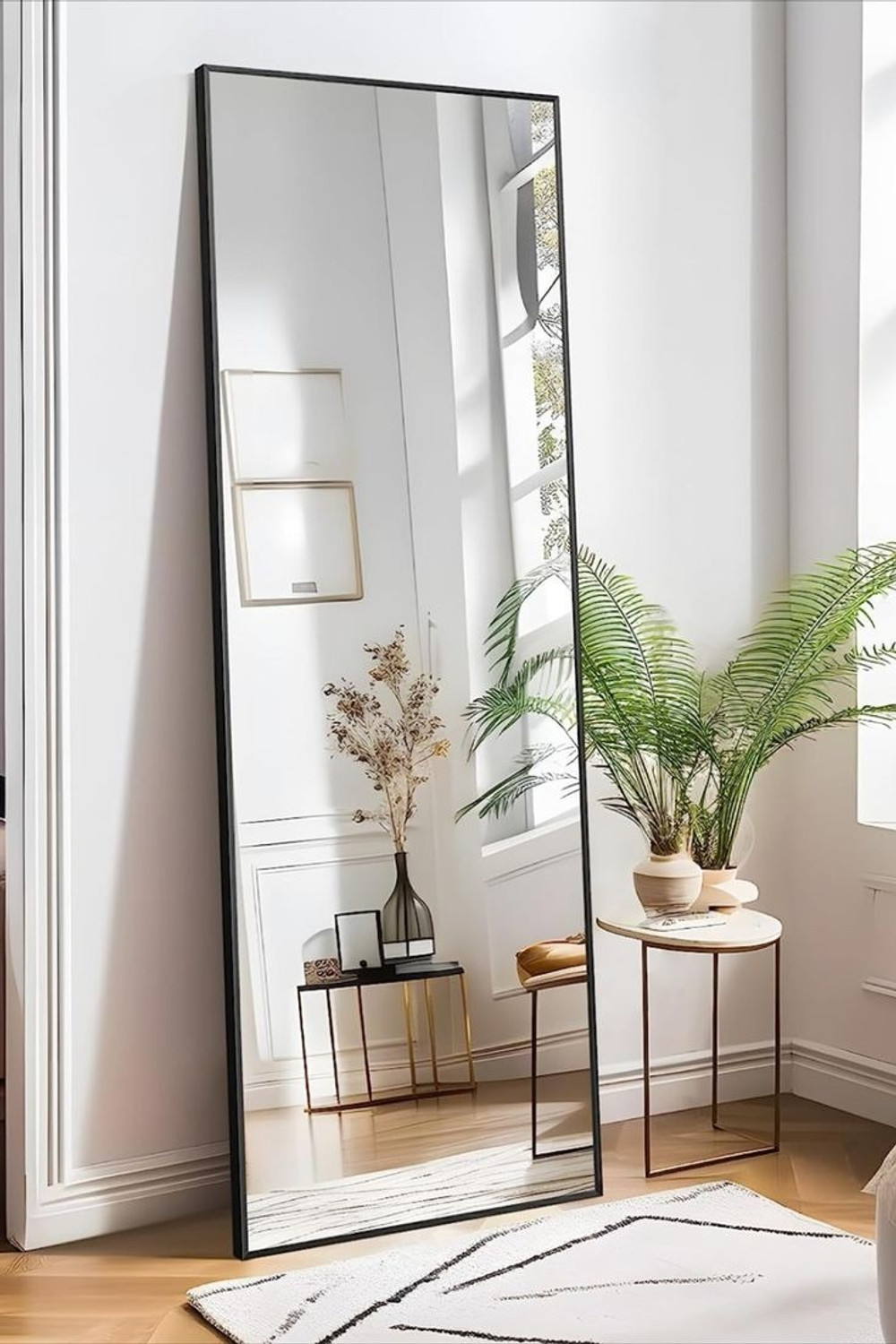 Image of HDGLASS 18*60 INCH STANDING MIRROR WITH SENCER. Decorative Mirror