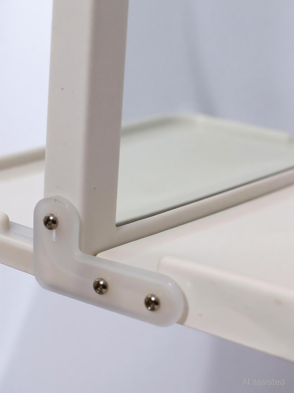 Image of mjc White Arc with Shelf Bathroom Mirror