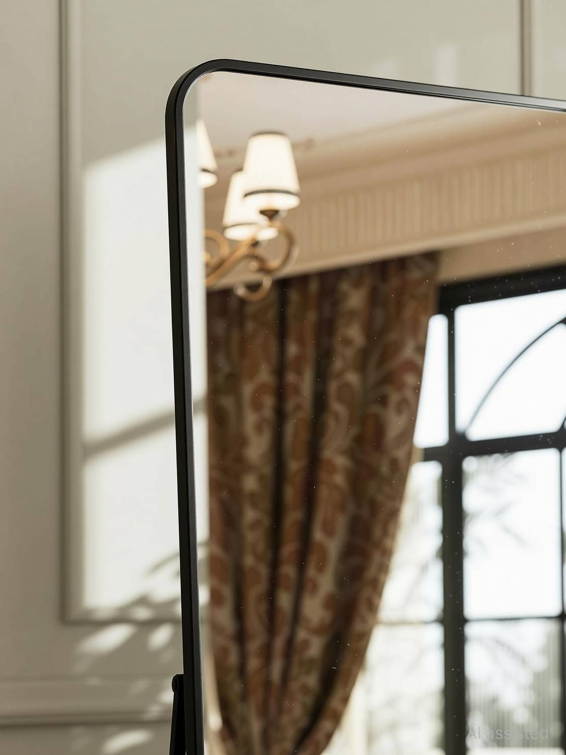 ARTMENT Vista Arched Floor Black Frame Mirror 155 X 45 CM - Image 4