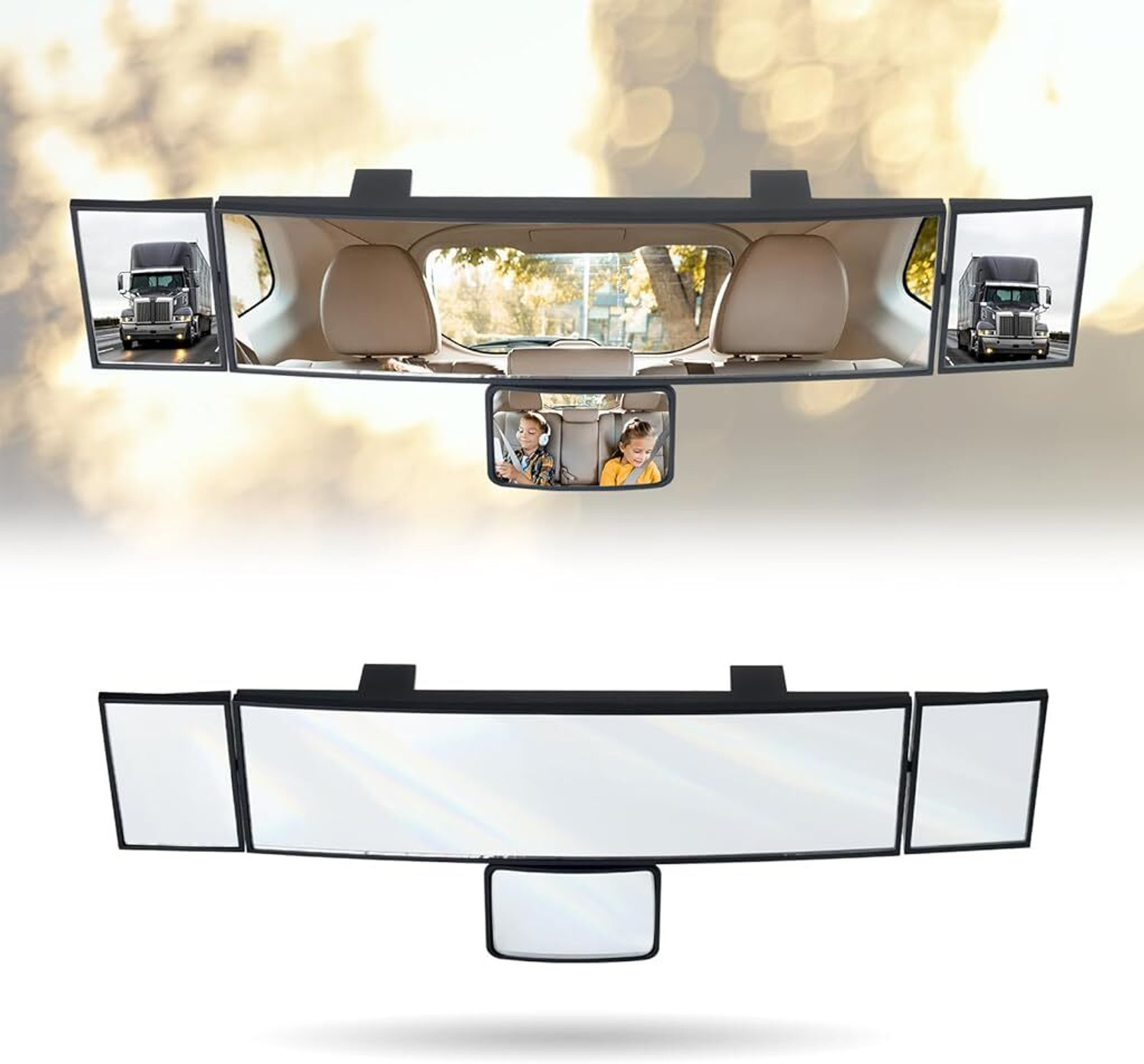 Image of STHIRA Manual Rear View Mirror For Universal For Car Universal For Car