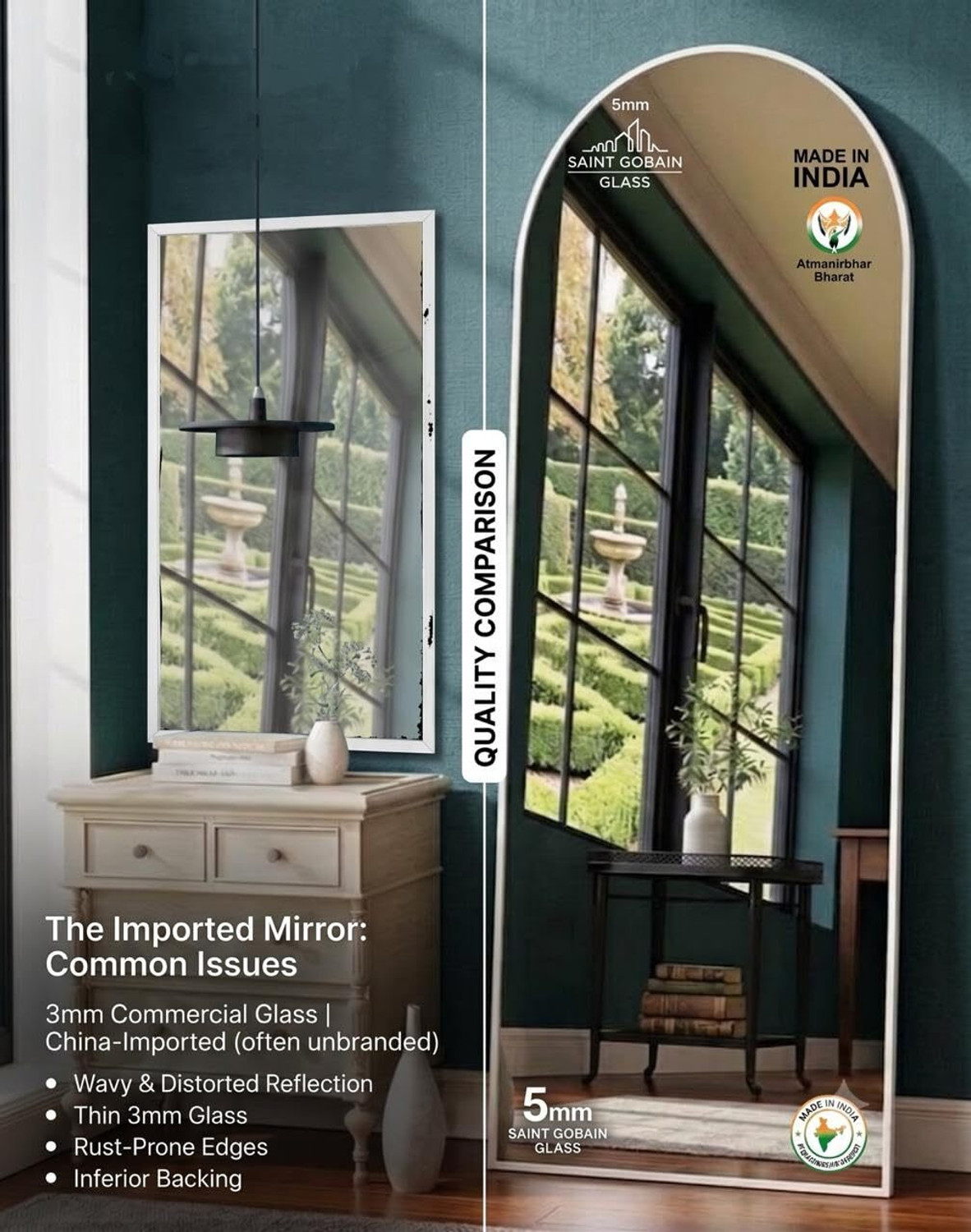 Image of Swcreations Full length Arch Mirror for Women Decorative Mirror