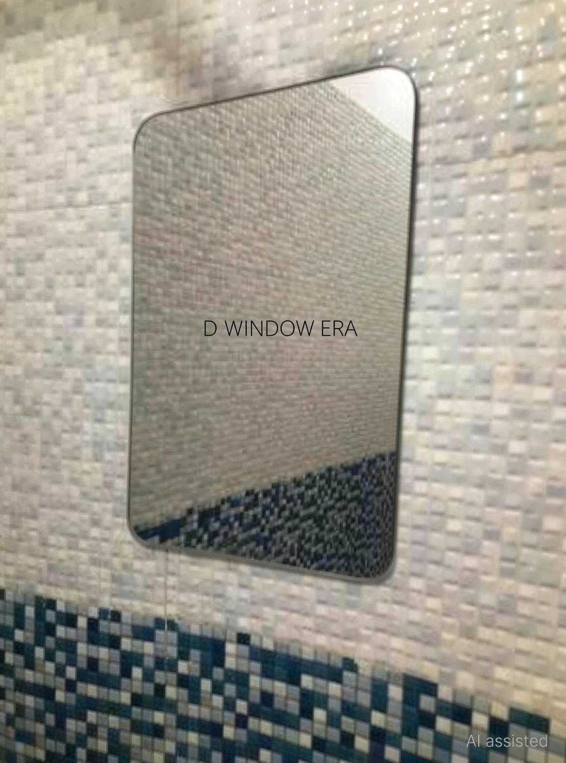 windowera MAKEUP, SHAVING 8" * 12" inch, saint gobain/modiguard, 3.5mm thick Bathroom Mirror