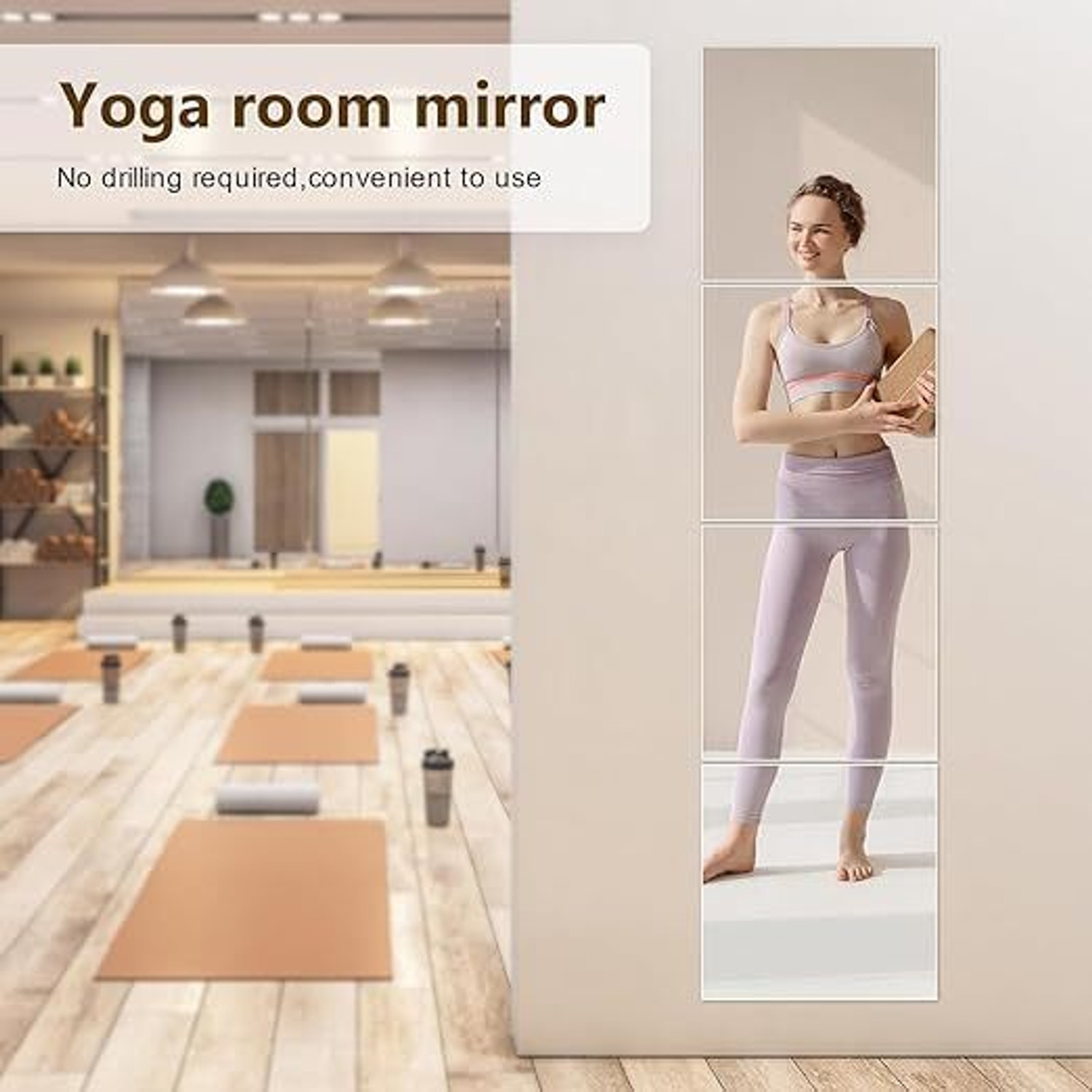 Image of Gaperz Full Length Mirror, Long Shape Mirror, 10 inch Inch x 48 inch Inch Mirror Decorative Mirror