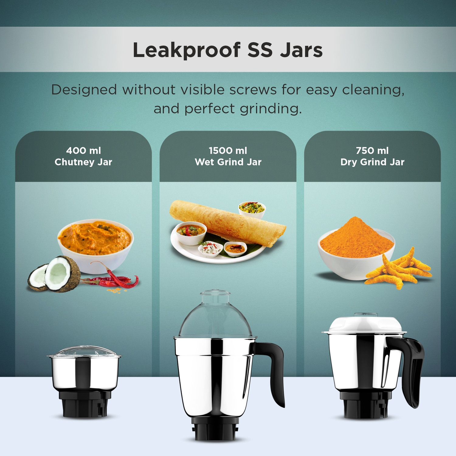 Image of Butterfly Jet Elite 750 W Mixer Grinder