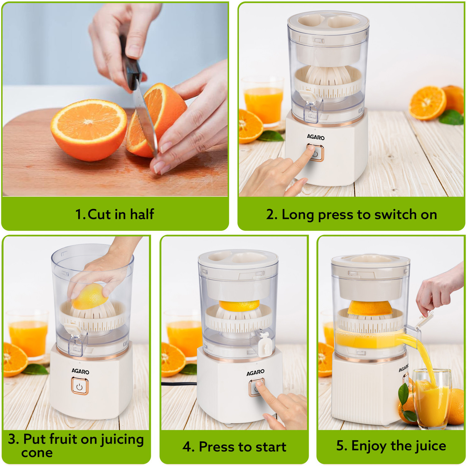 Image of AGARO NA 240 W Juicer
