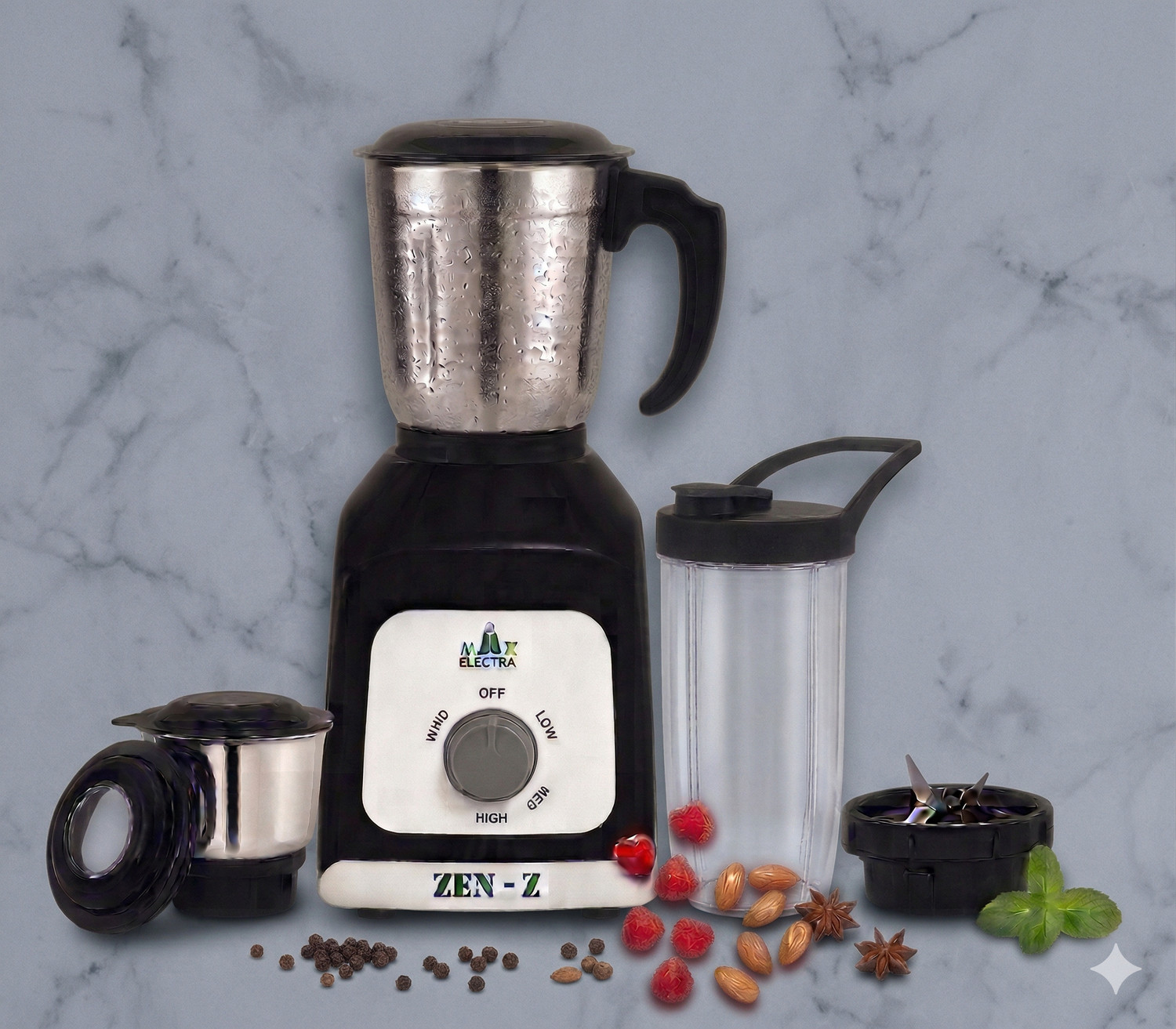 Image of MAX ELECTRA ZEN-Z12 500 W Juicer Mixer Grinder