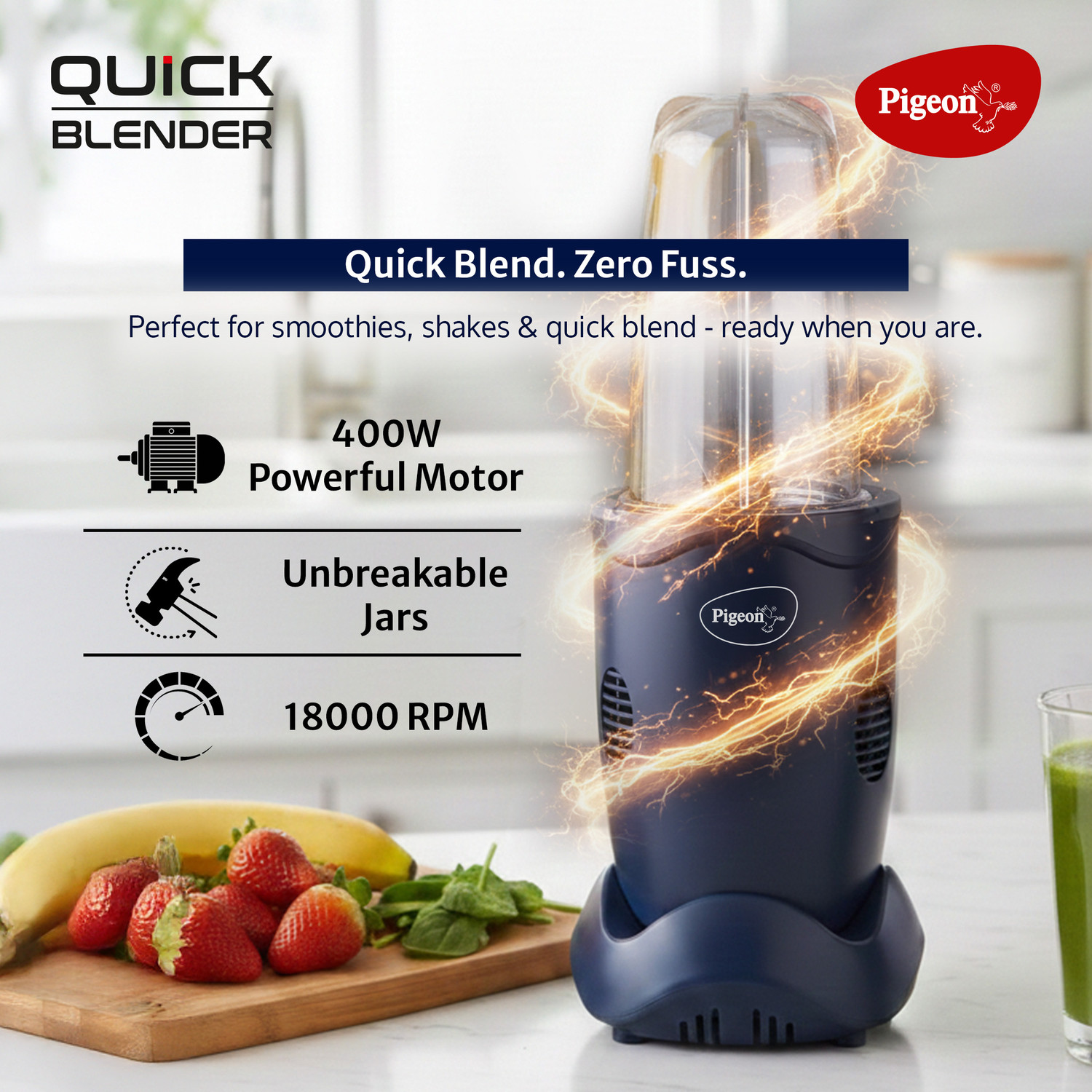 Image of Pigeon Quick Blend 400 W Mixer Blender