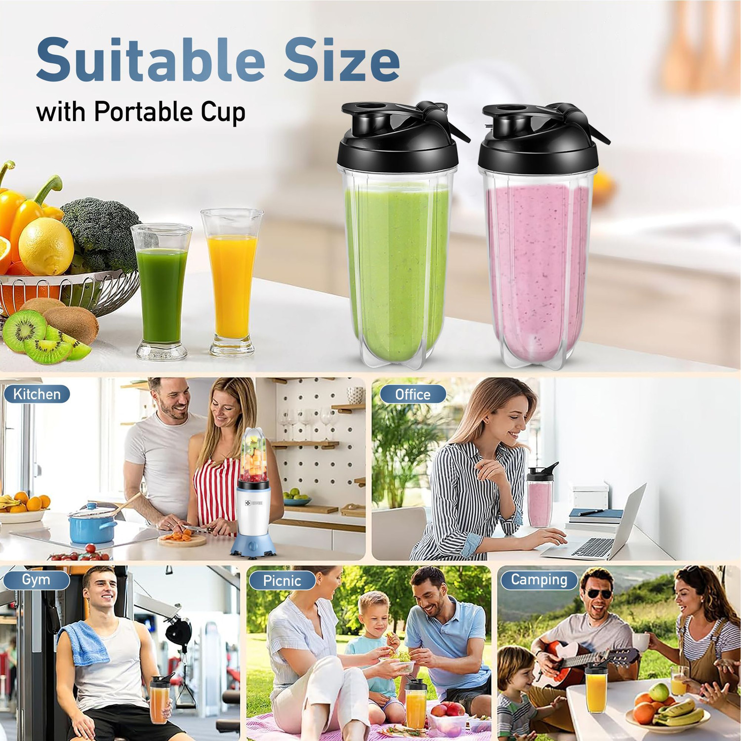 Image of Havok 2 Jar With Powerful Long Lasting Shock Proof Abs Body 750 W Juicer Mixer 750 W Juicer Mixer Grinder
