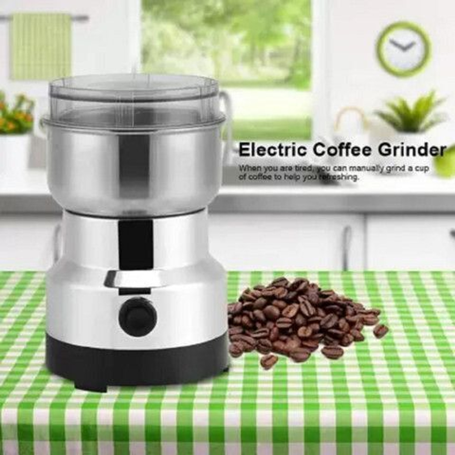 Image of AUROVIX NIMA-8300 Mini Electric Grinder Machine 150 W Mixer Grinder