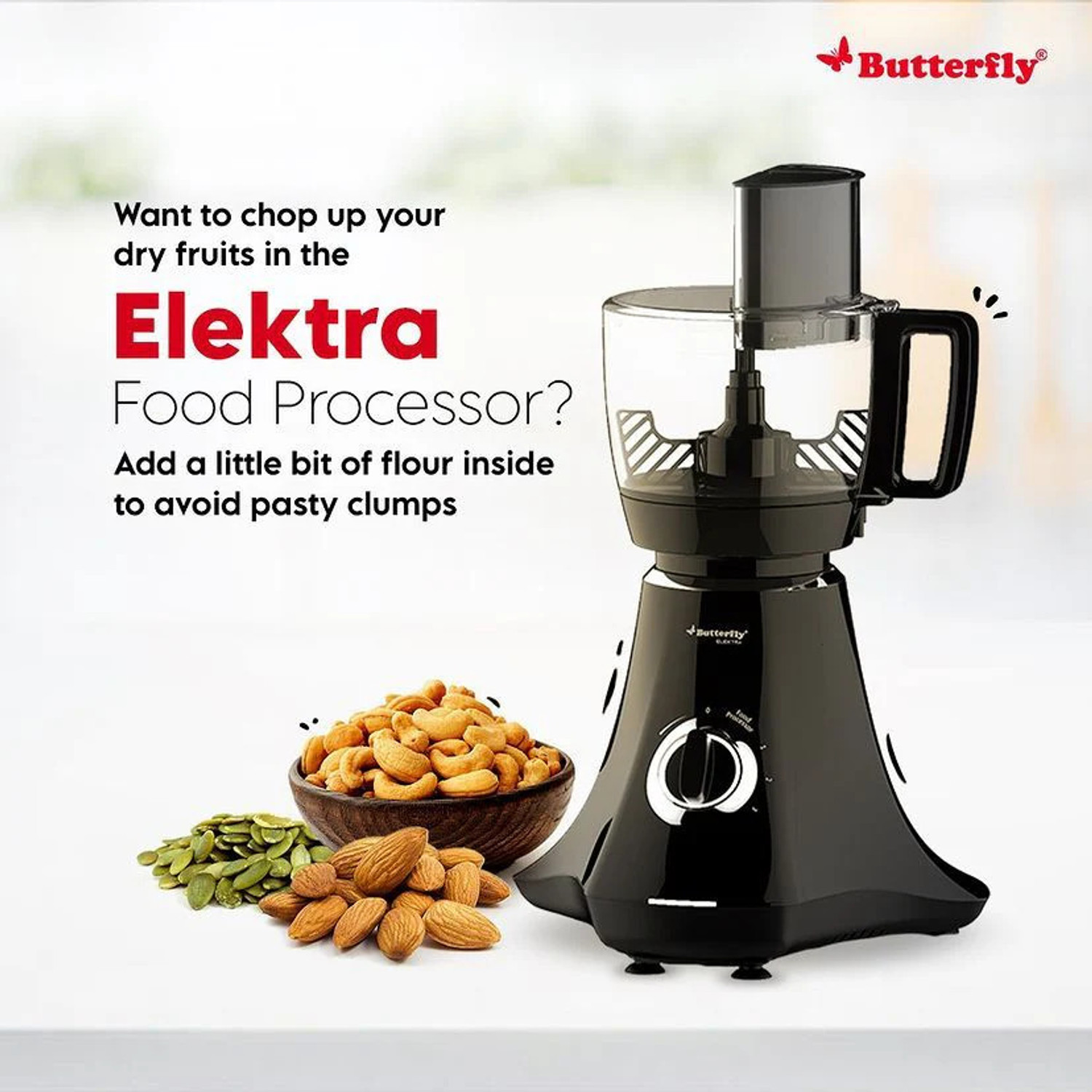Image of Butterfly Elektra All In One Food processor and Mixer Grinder, 750 W Juicer Mixer Grinder