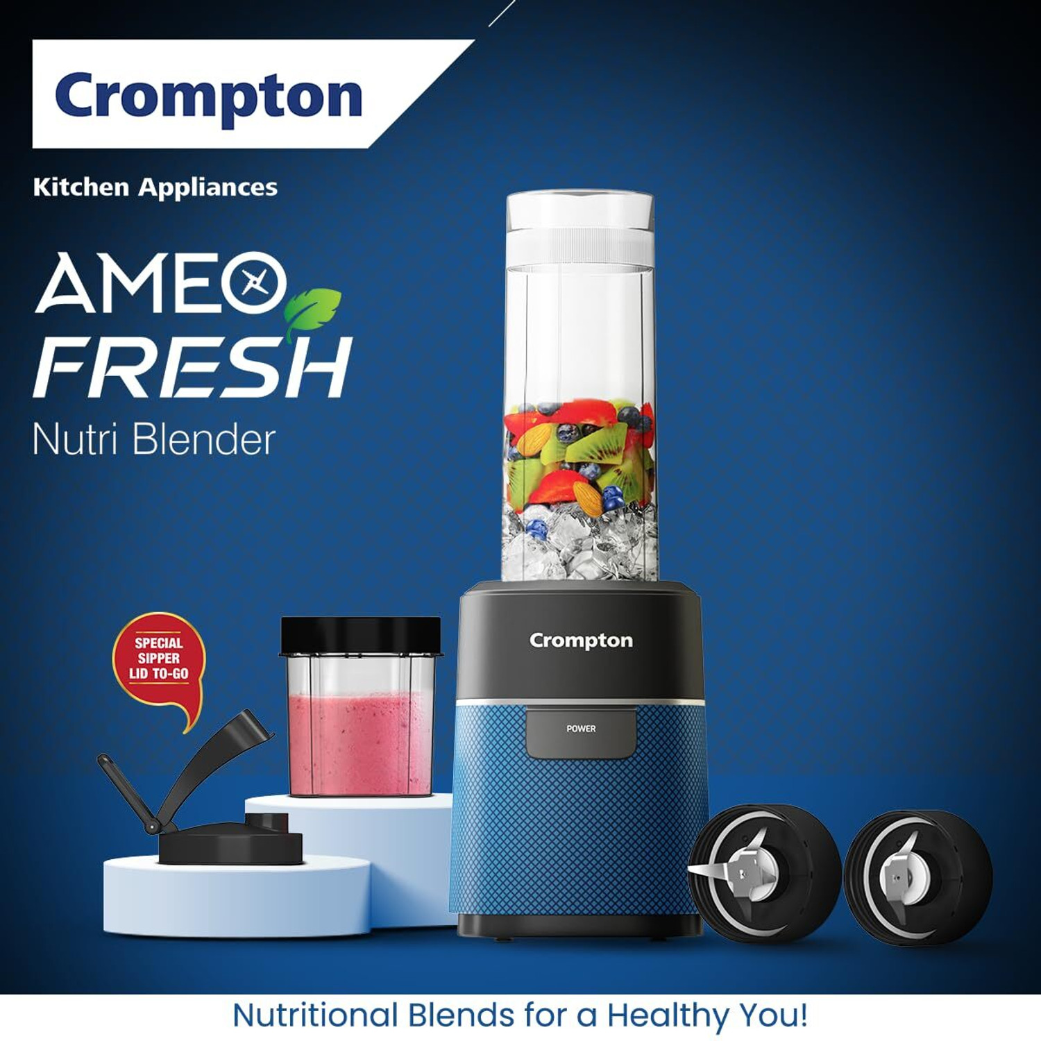 Image of Crompton Ameo Fresh 400 W Mixer Blender