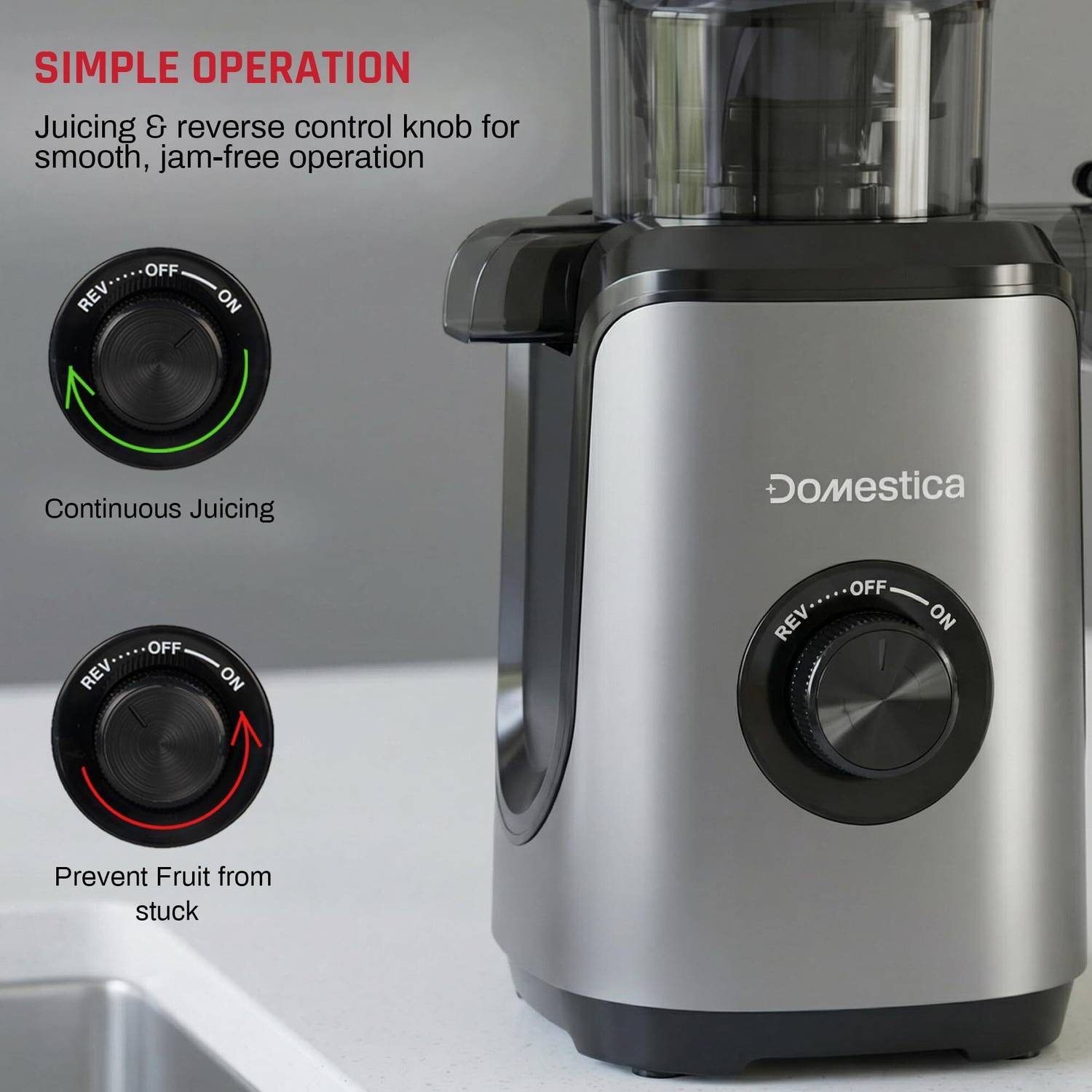 Domestica Dripdrop 200 W Juicer Mixer Grinder - Image 5