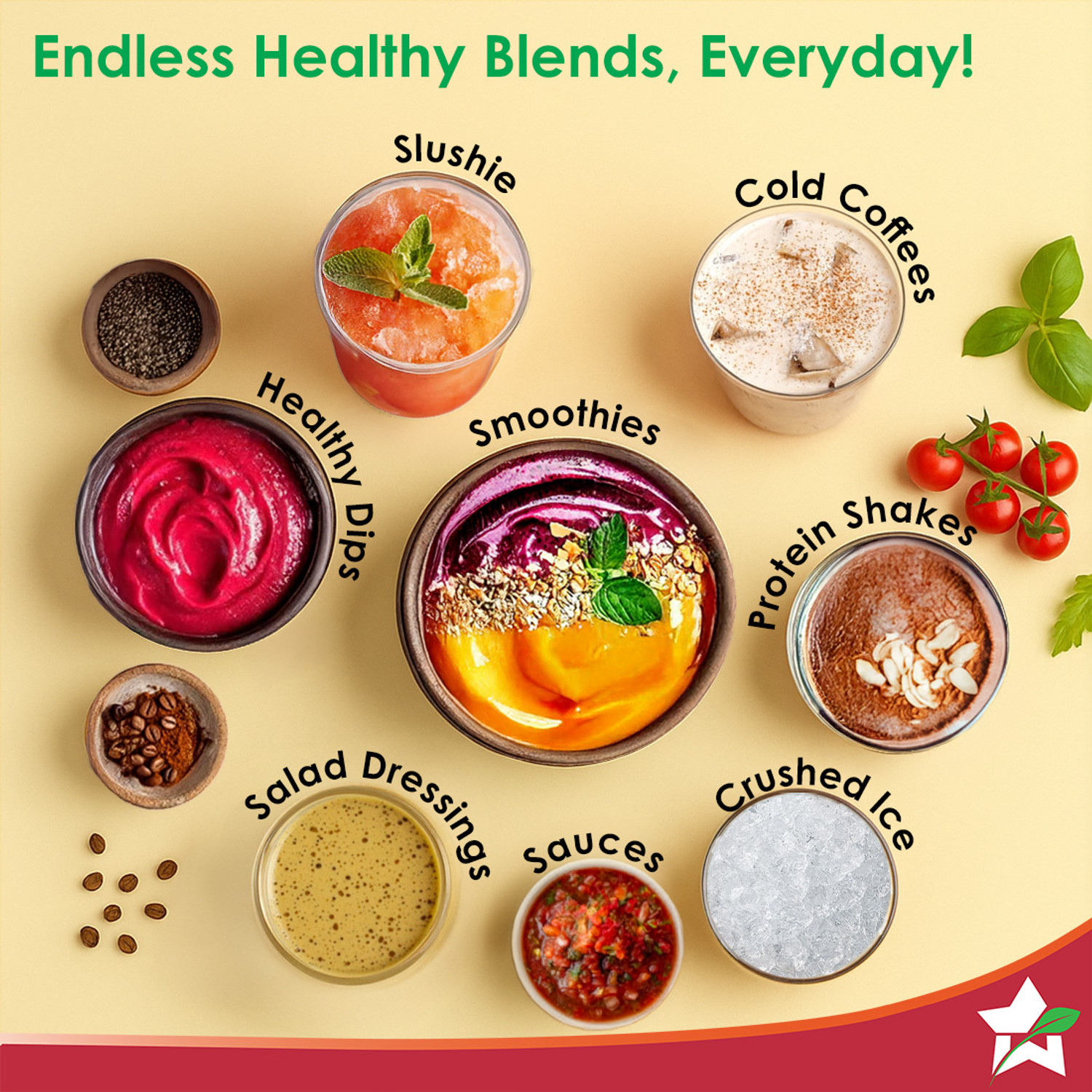 Image of WONDERCHEF Twister Portable Blender 500ml, For Crushing Ice, Shakes & Salad Dressings, 150 W Juicer