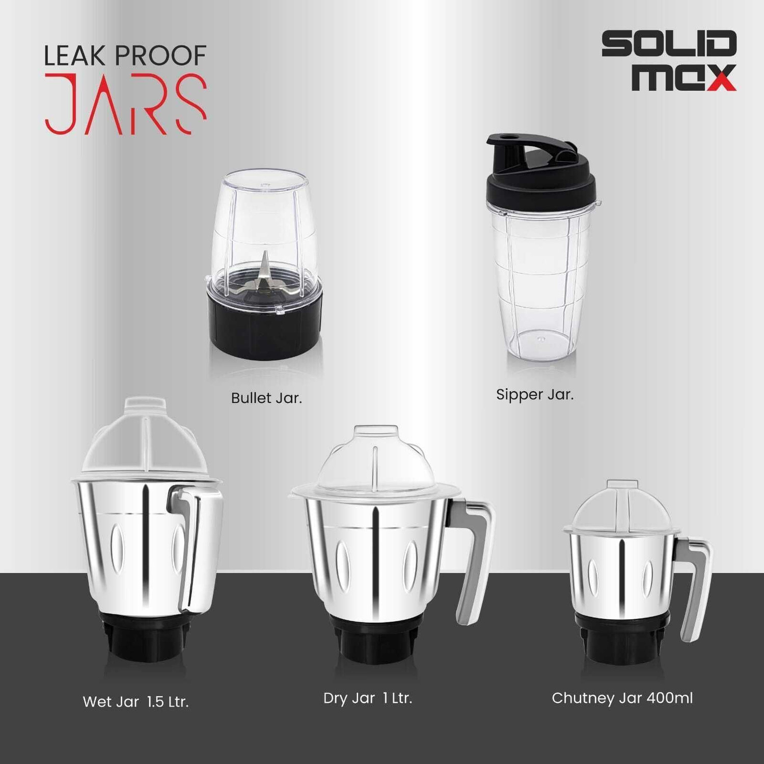 Image of VOLTMAN Solid Max mixer grinder 1000 W Juicer Mixer Grinder