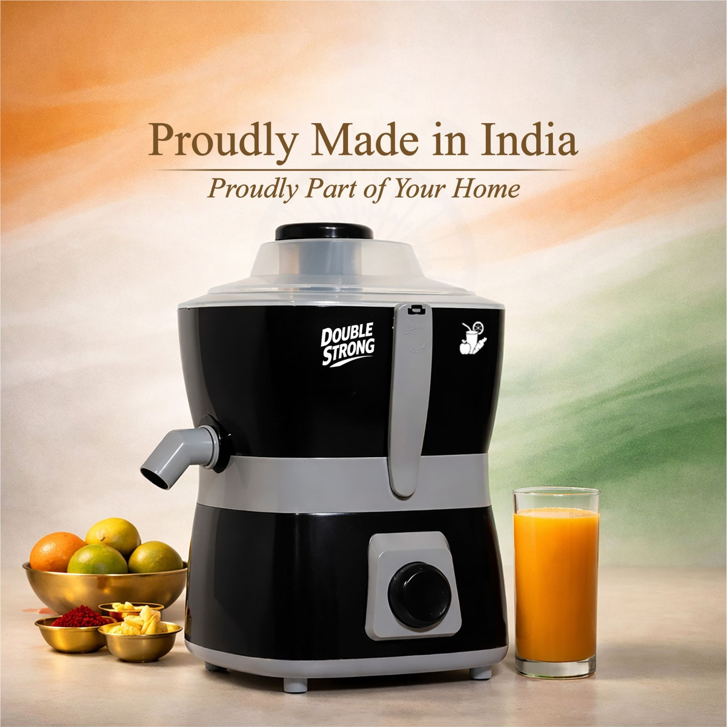 Image of Nagpal's Double Strong Vrindavan Juicer 500 Watts Heavy Duty Juicer Machine for Fruits & Vegetables 500 W Juicer
