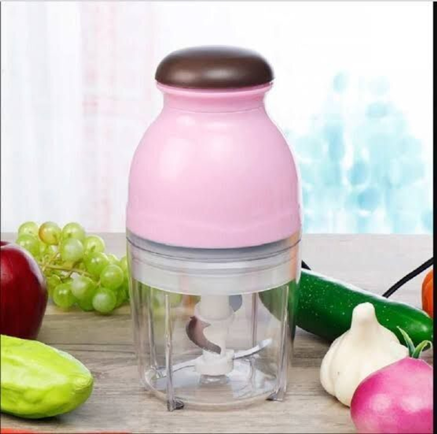 Image of WIZMATE Hand Juicer 300 W Juicer Mixer Grinder