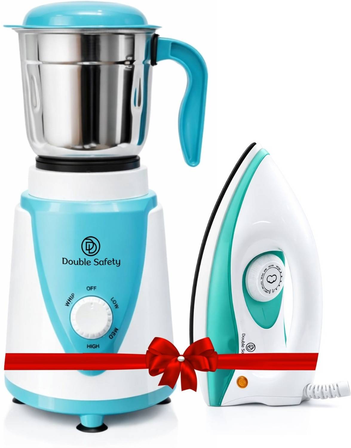 Double Safety Mixer Grinder 550 Watt with Dry Iron 550 W Juicer M