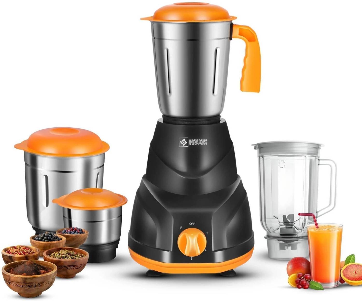 Havok copper winding 750 W Juicer Mixer Grinder price history chart and lowest price