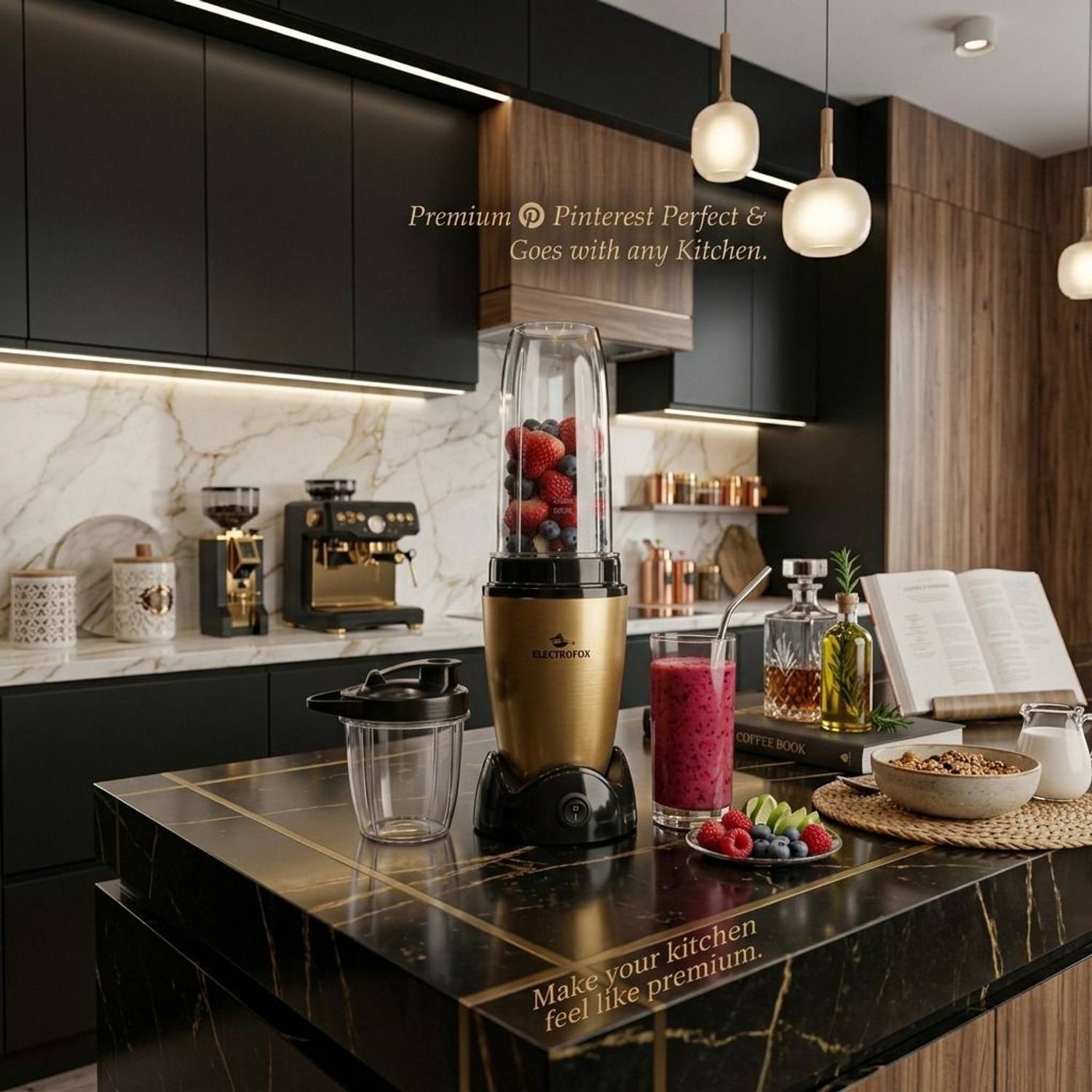 Electrofox Blendo+ 2 Jar Nutri Blender 750W - Image 3