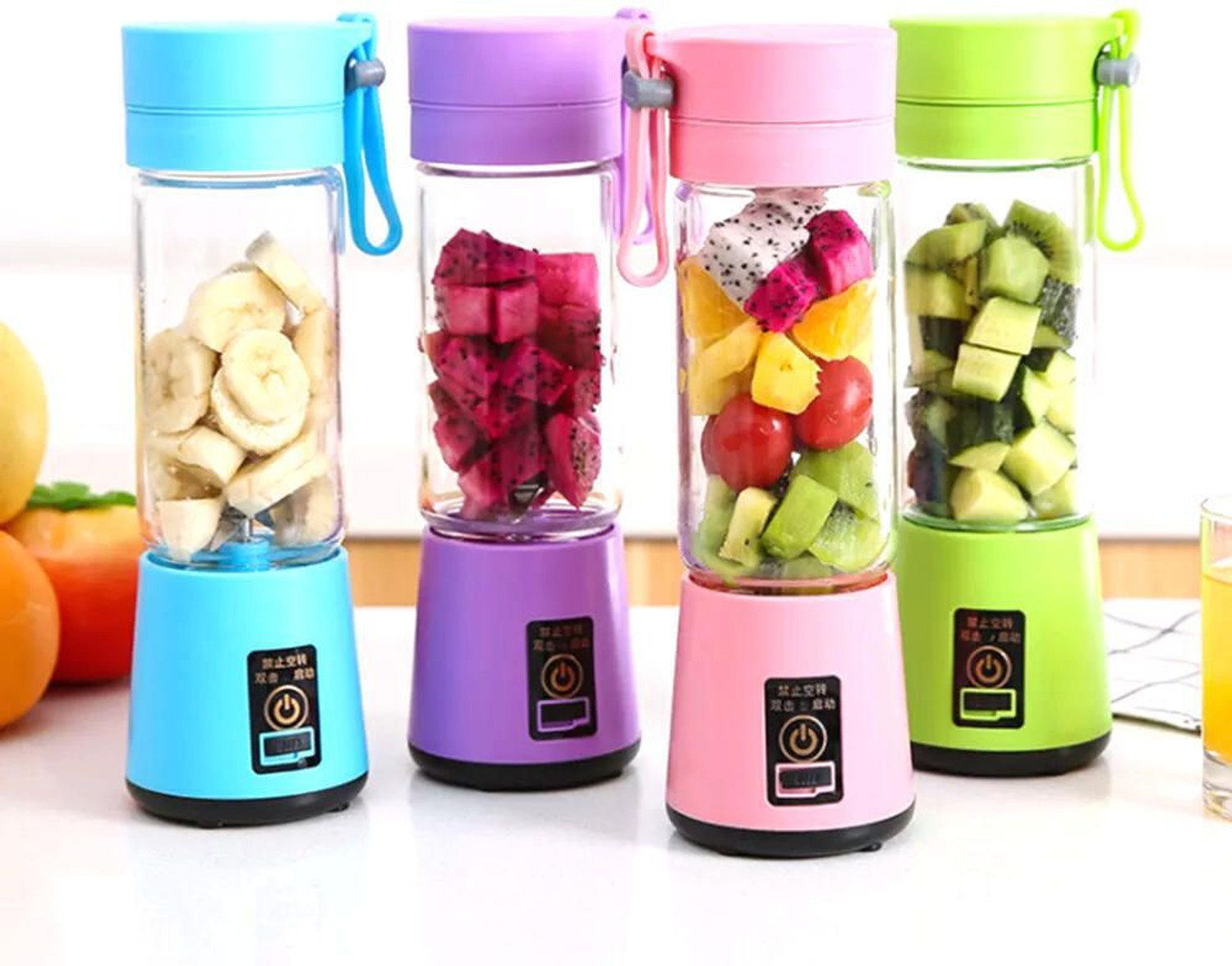 Image of JayGopalTrendz Electric Fruit Juicer Maker USB Rechargeable Mini Juicer Mixer GrinderZG5 350 W Juicer Mixer Grinder