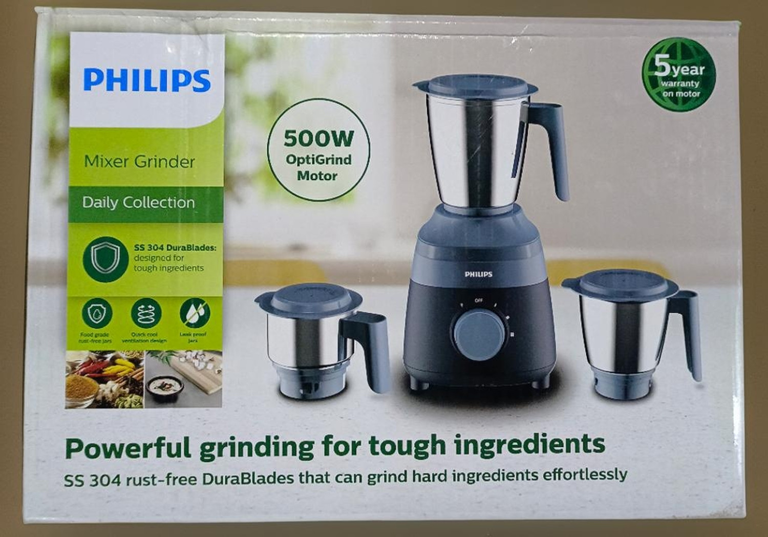 Image of PHILIPS HL 1000 /2 500w 500 W Mixer Grinder